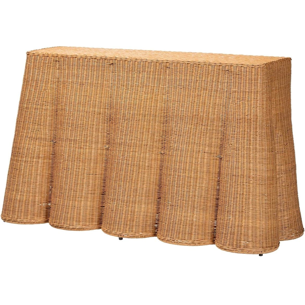 Scalloped Console Table