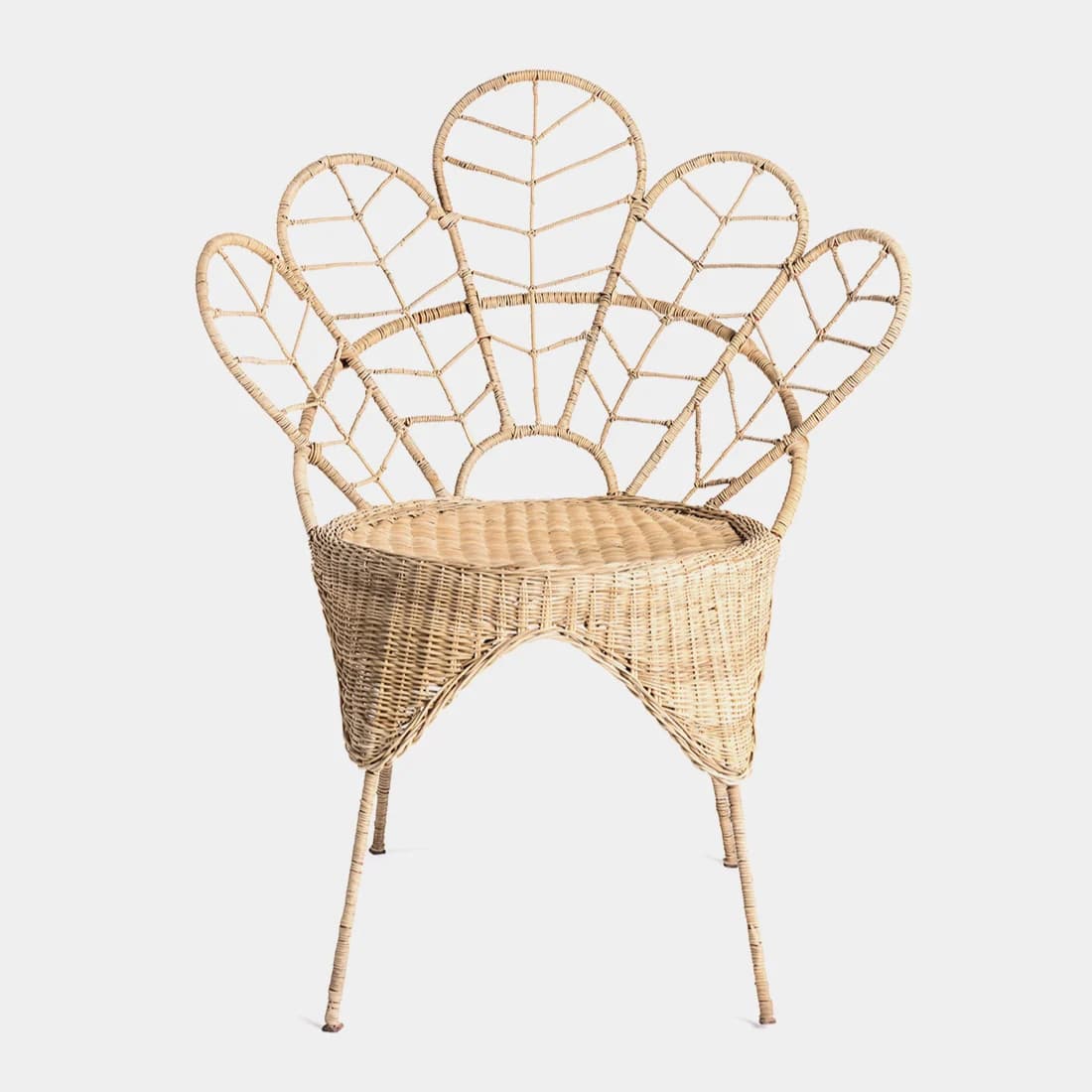 Cane Flower Chair
