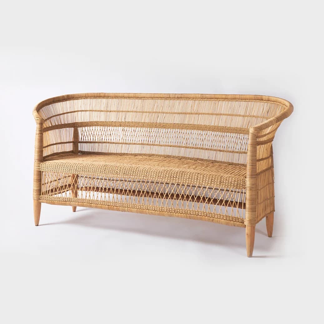 Three Seater Traditional Malawi Cane Chair