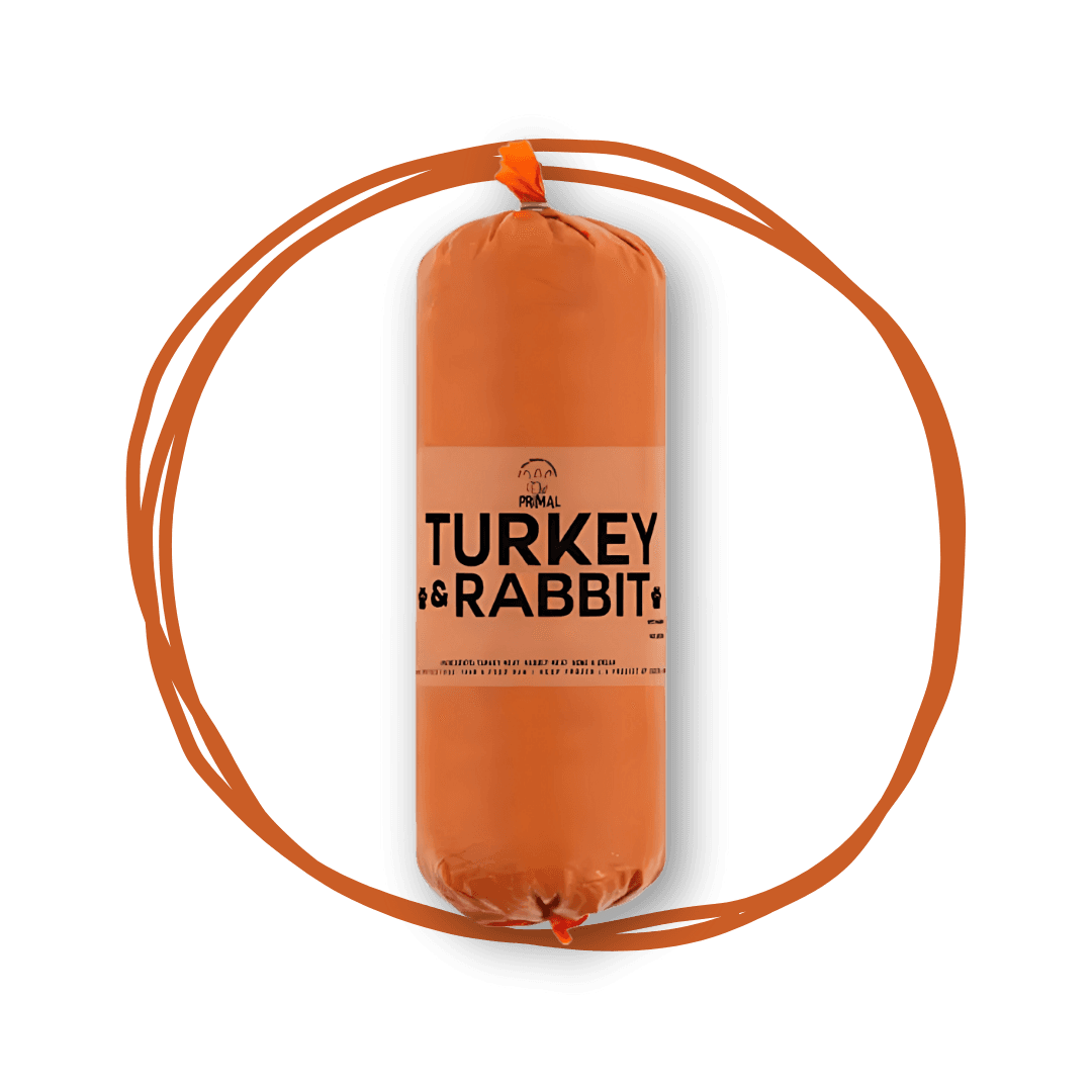 Primal Raw Turkey and Rabbit Mix 1kg