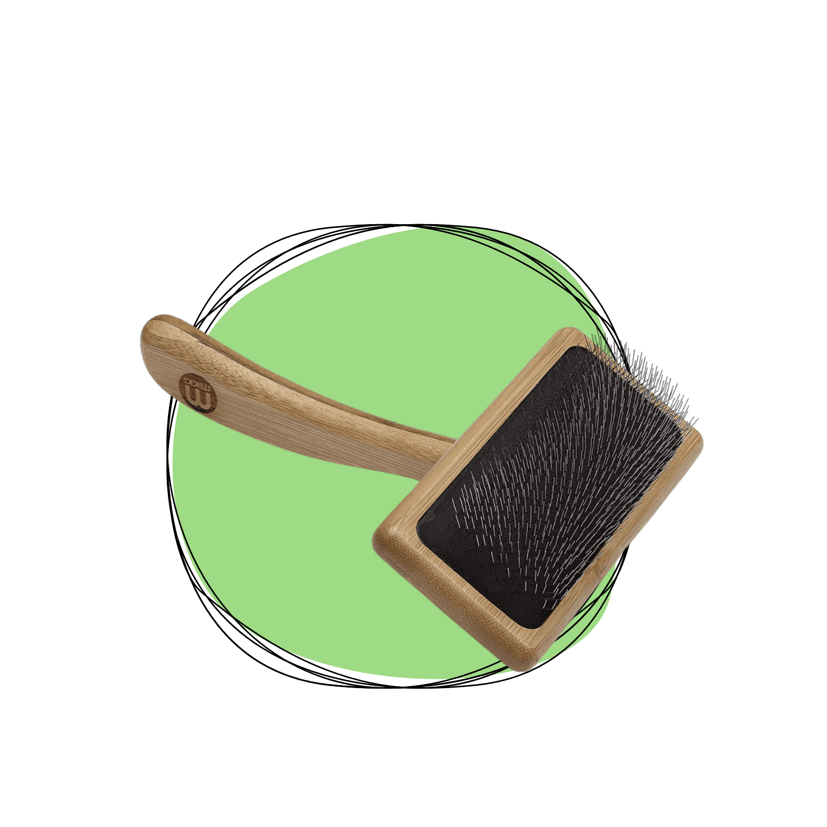 Bamboo SoftPin Slicker Brush