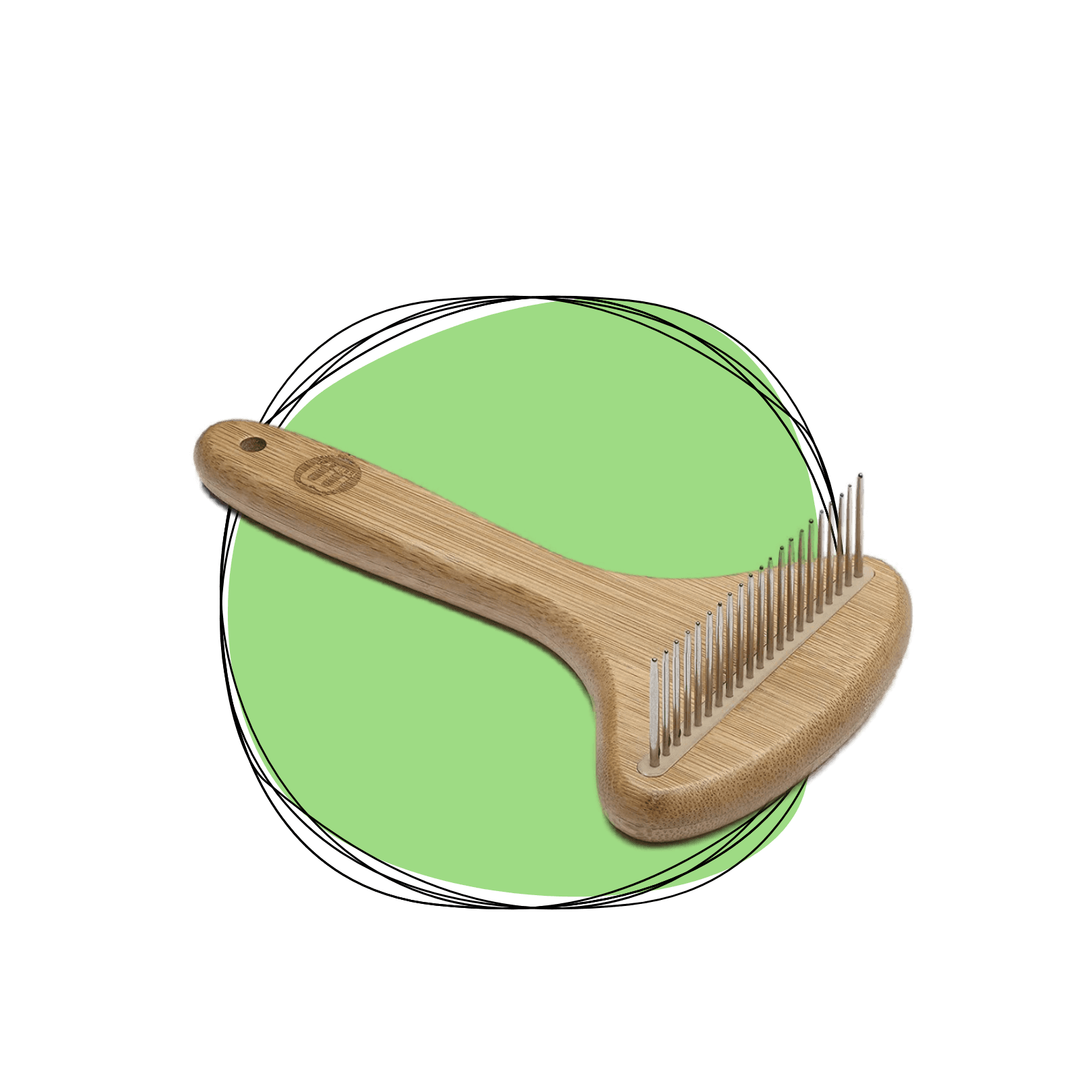 Bamboo Anti Tangle Rake