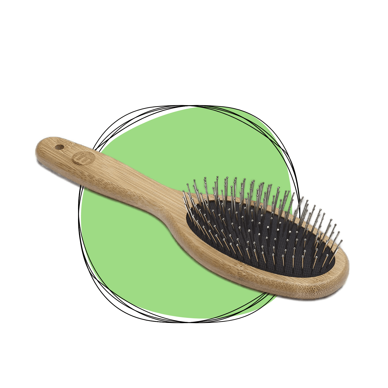 Bamboo Ball Pin Brush