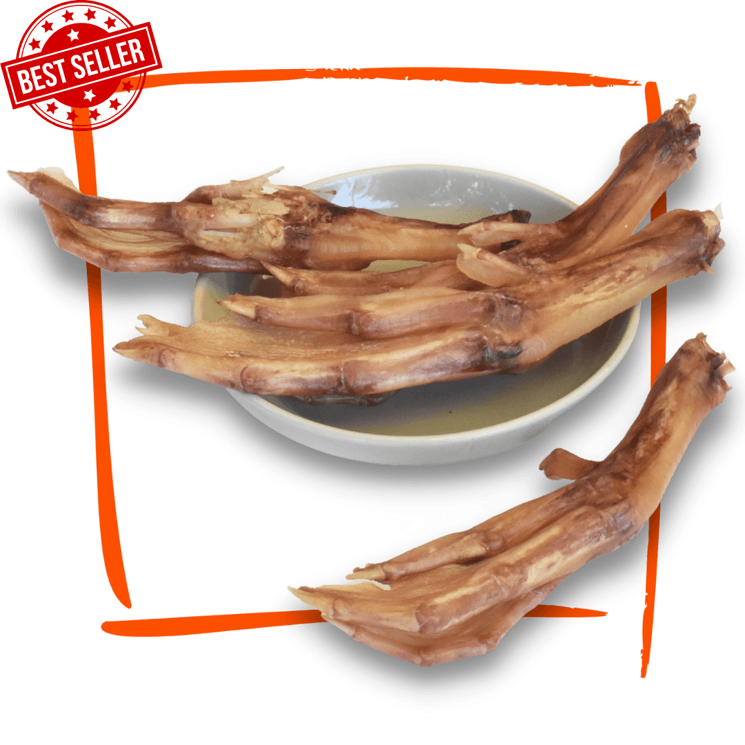 Dried Duck Feet (pack of 6)