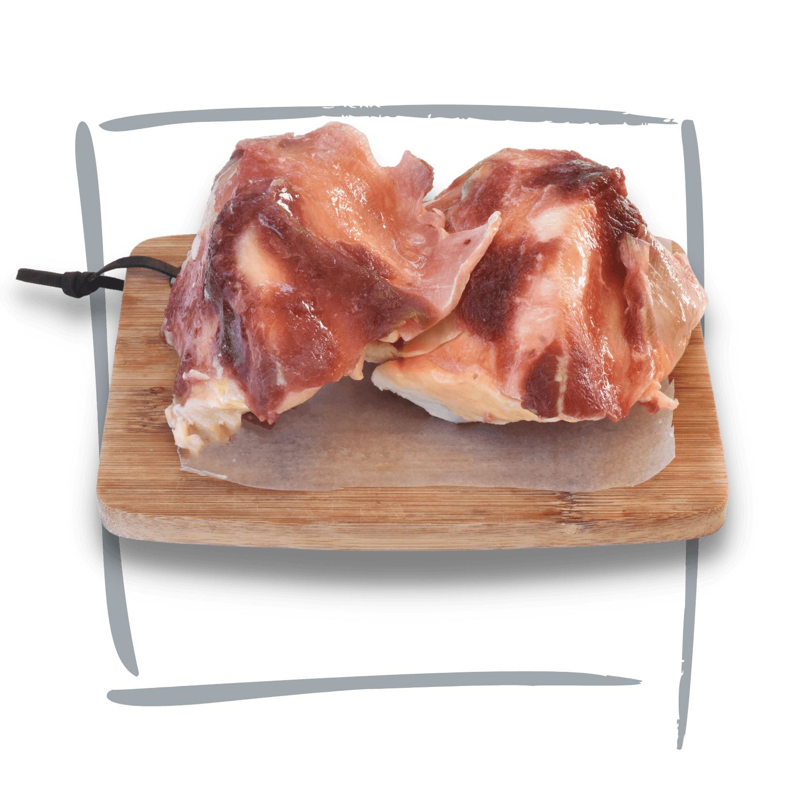 Ostrich Knee Pieces 1kg