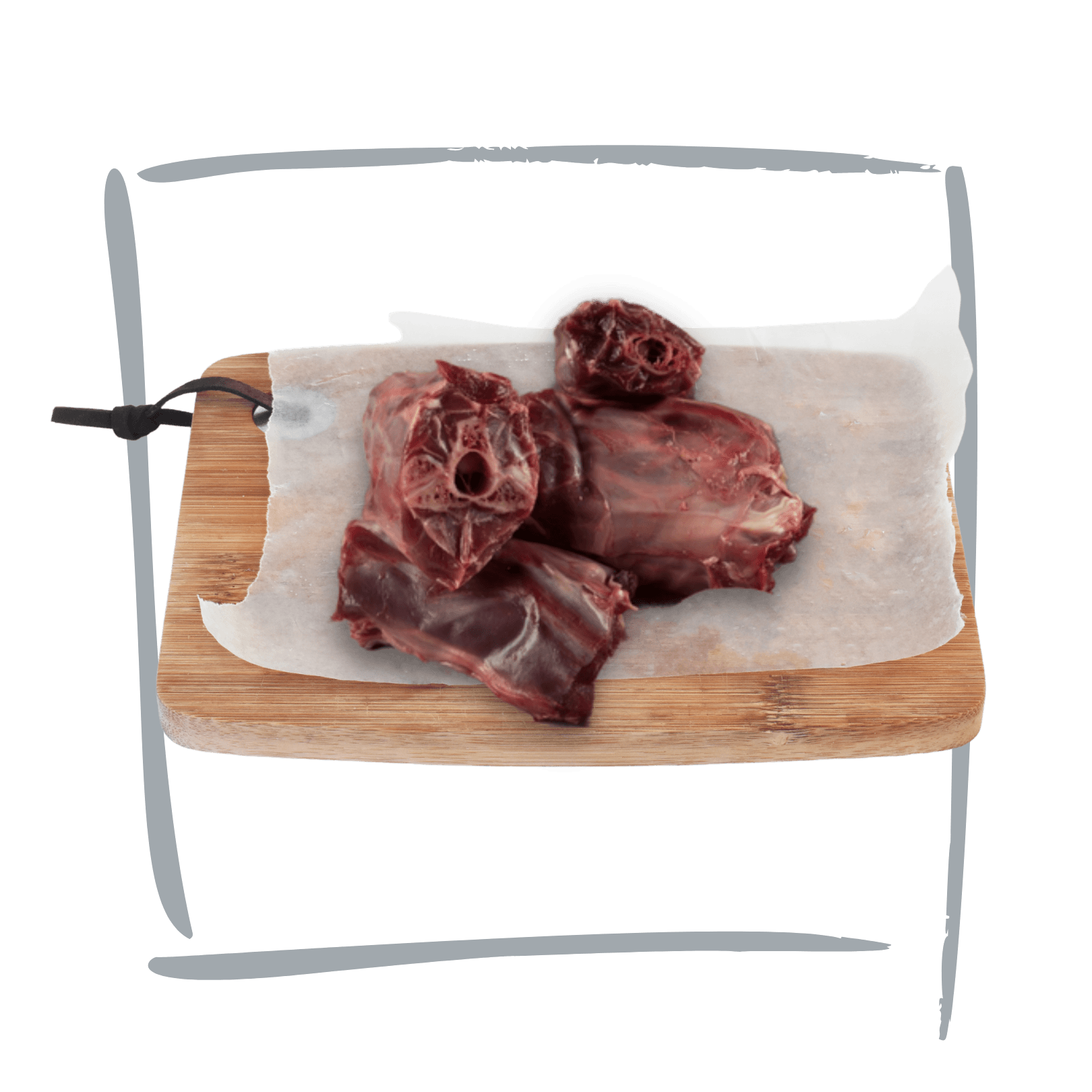 Ostrich Neck Pieces 1kg