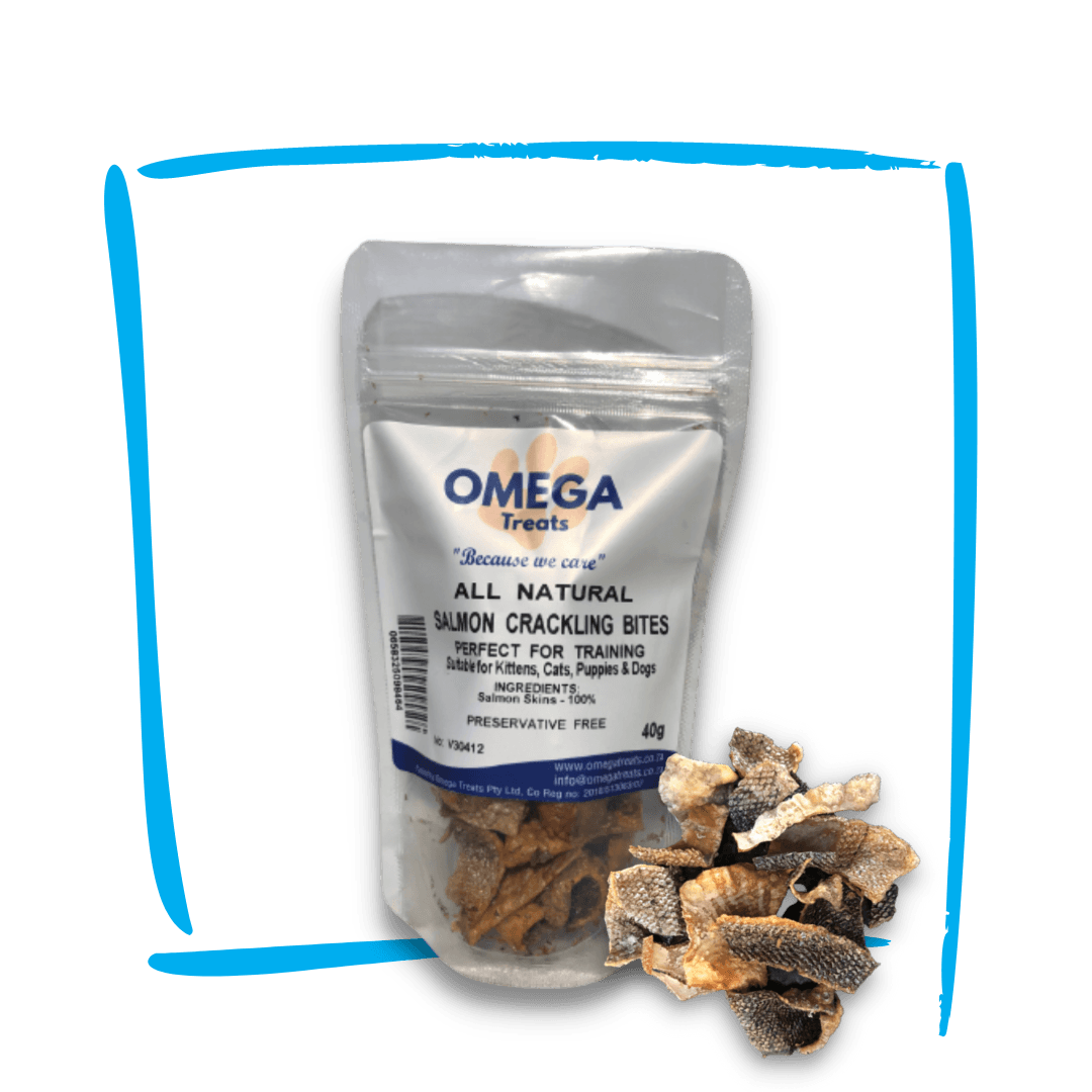 Omega Salmon Crackling Bites 40g