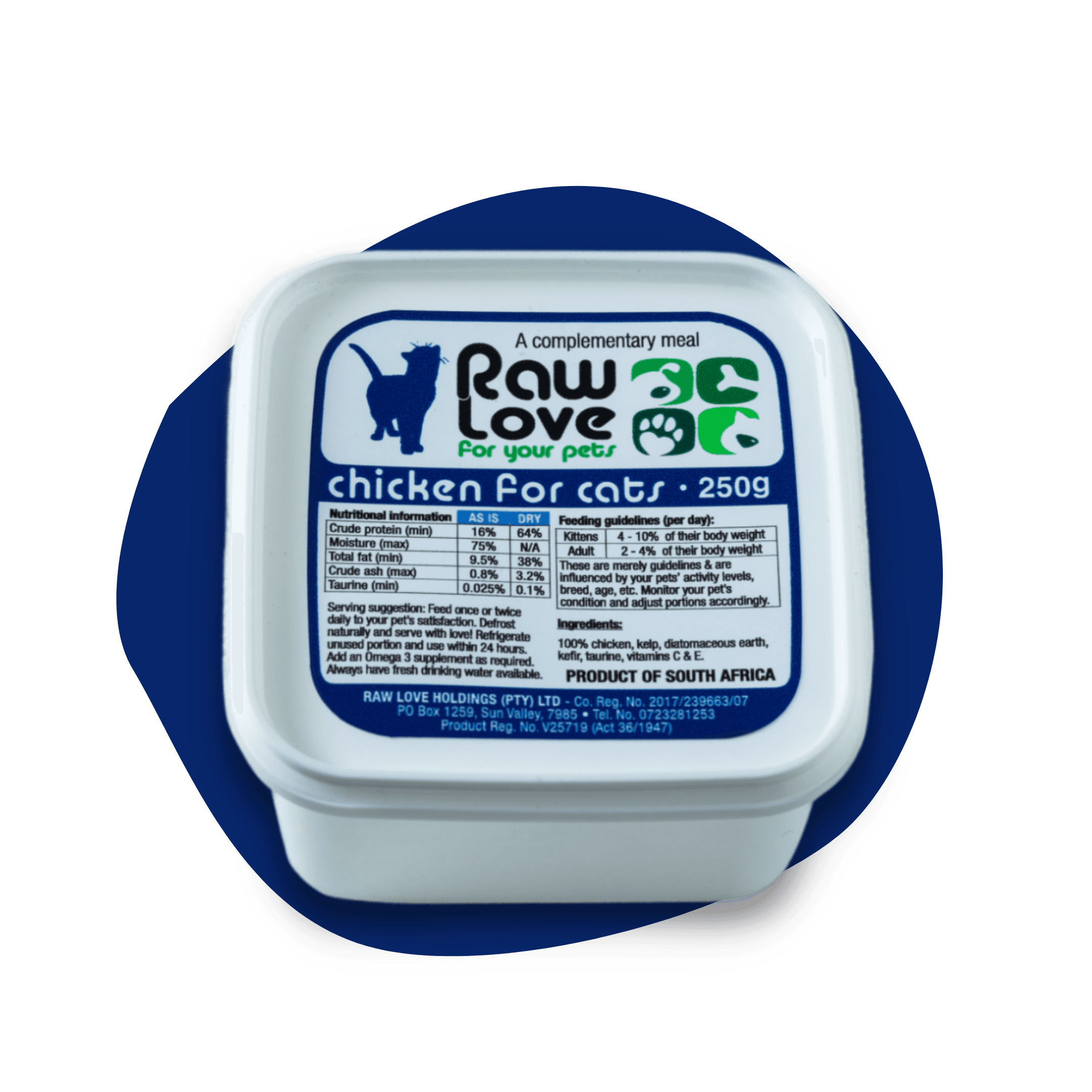 Raw Love Chicken Meal for Cats