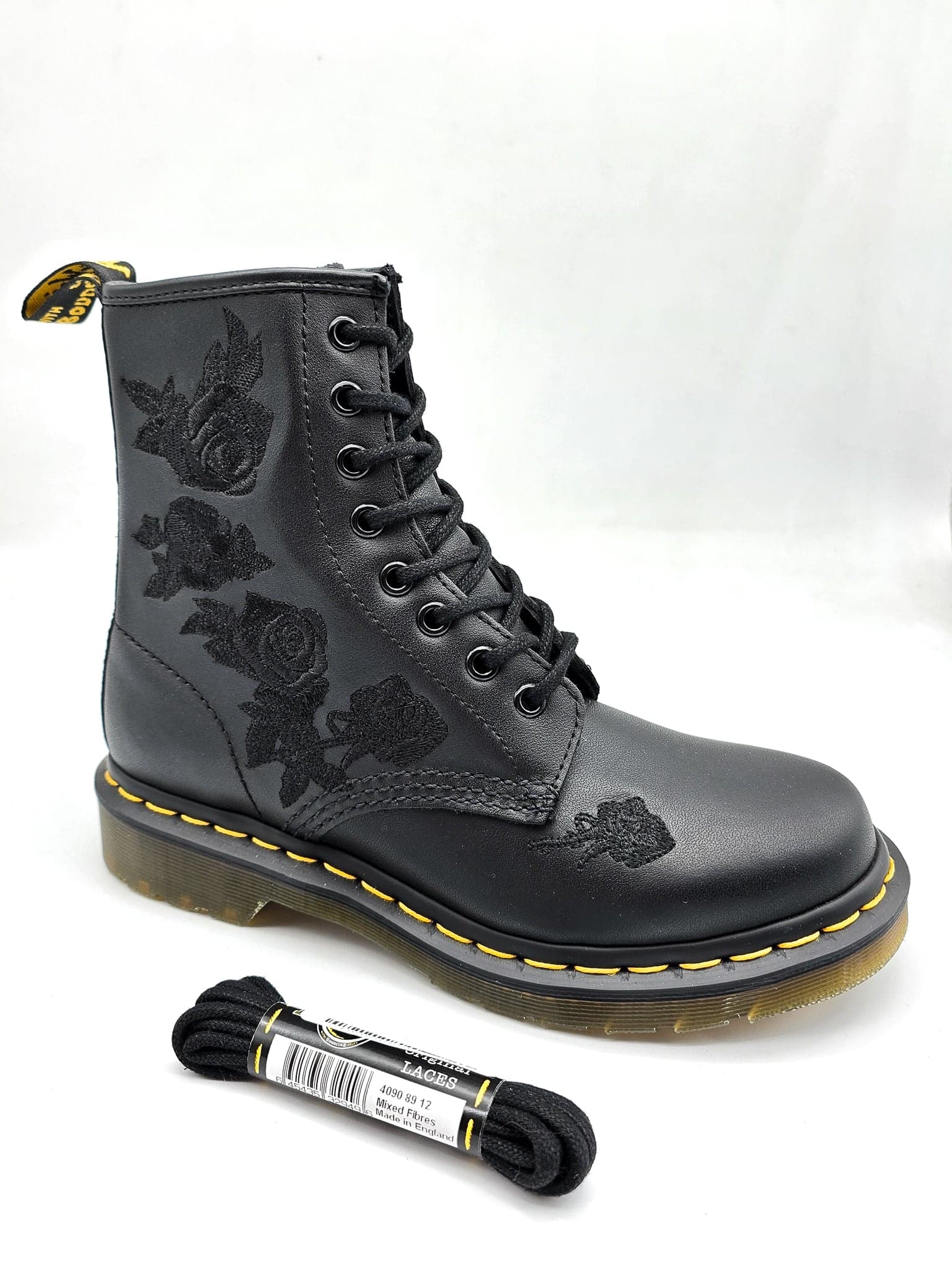 DR. MARTENS ROUND SHOE LACES BLACK 120cm