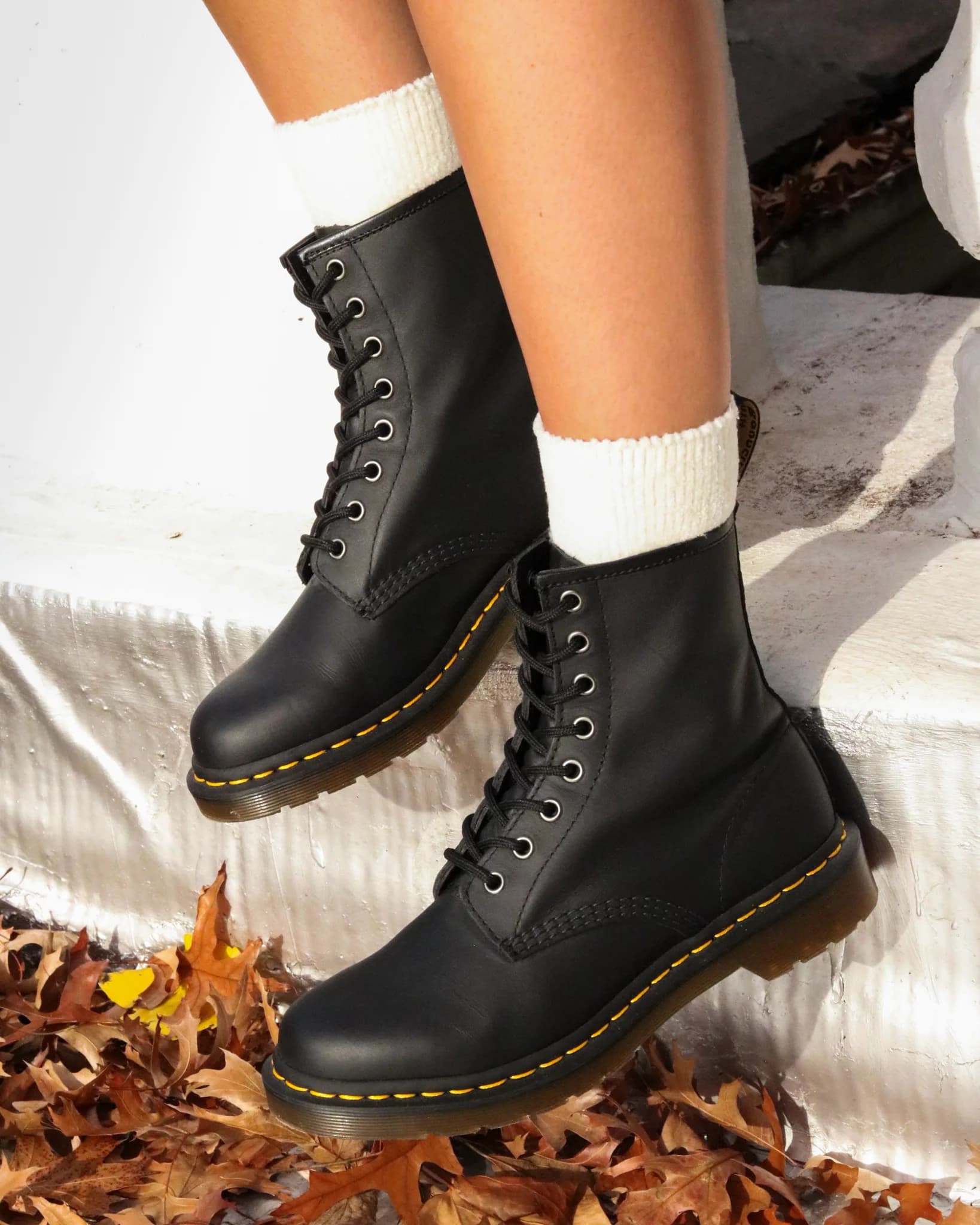 DR. MARTENS 1460 BLACK NAPPA