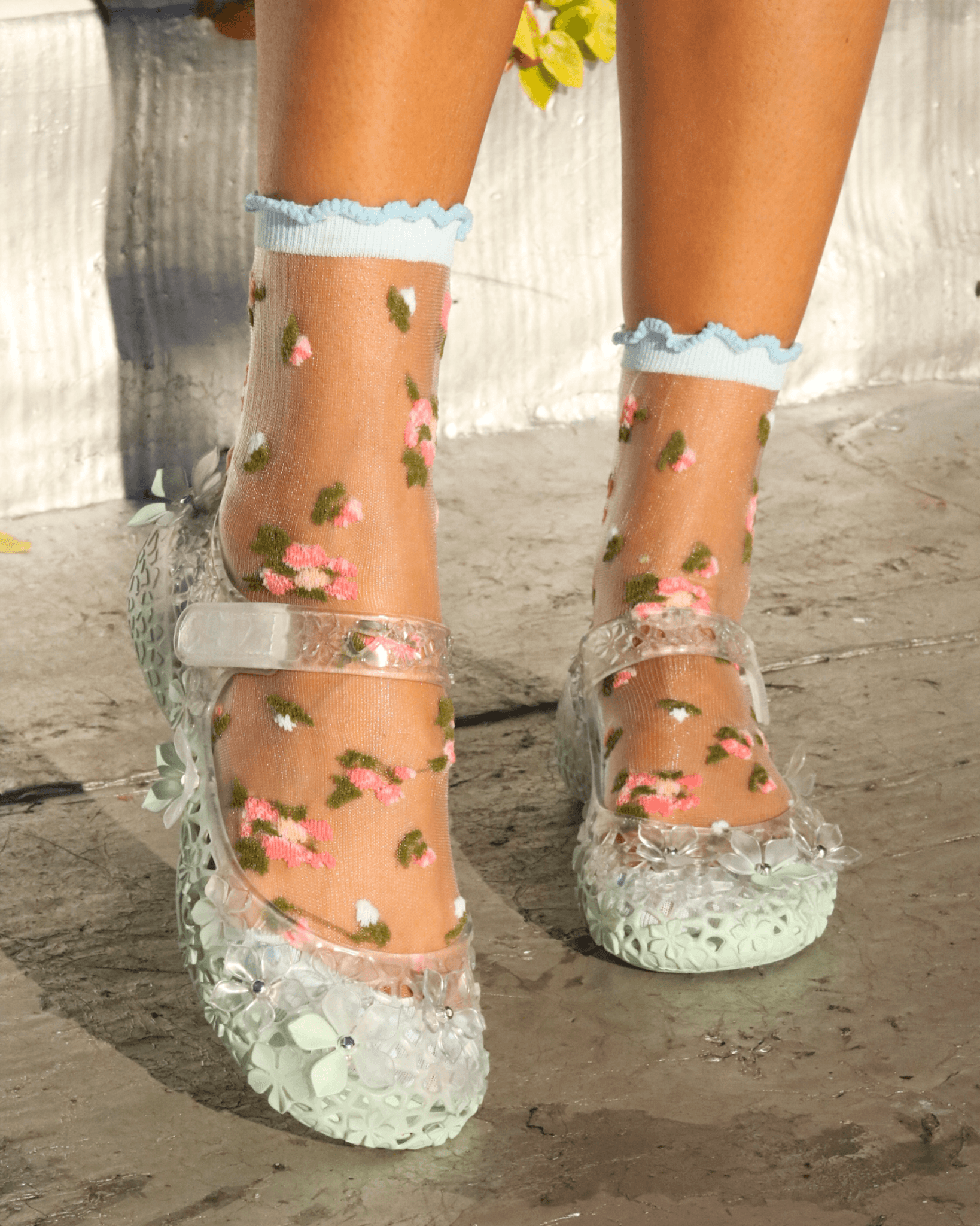 SUSAN FANG X MELISSA LUNA BLOOM LIGHT GREEN