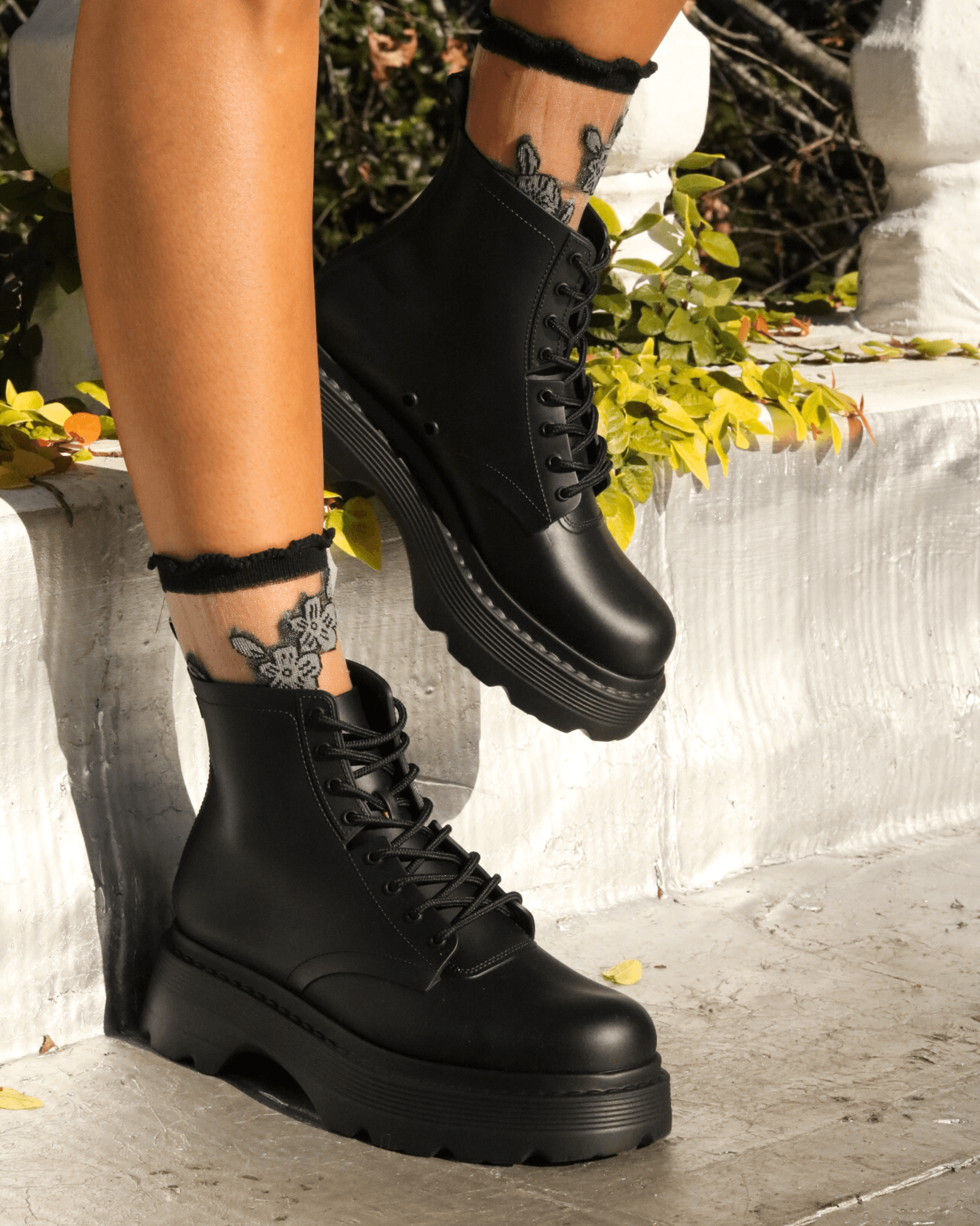 COTURNO SOFT PLATFORM BLACK