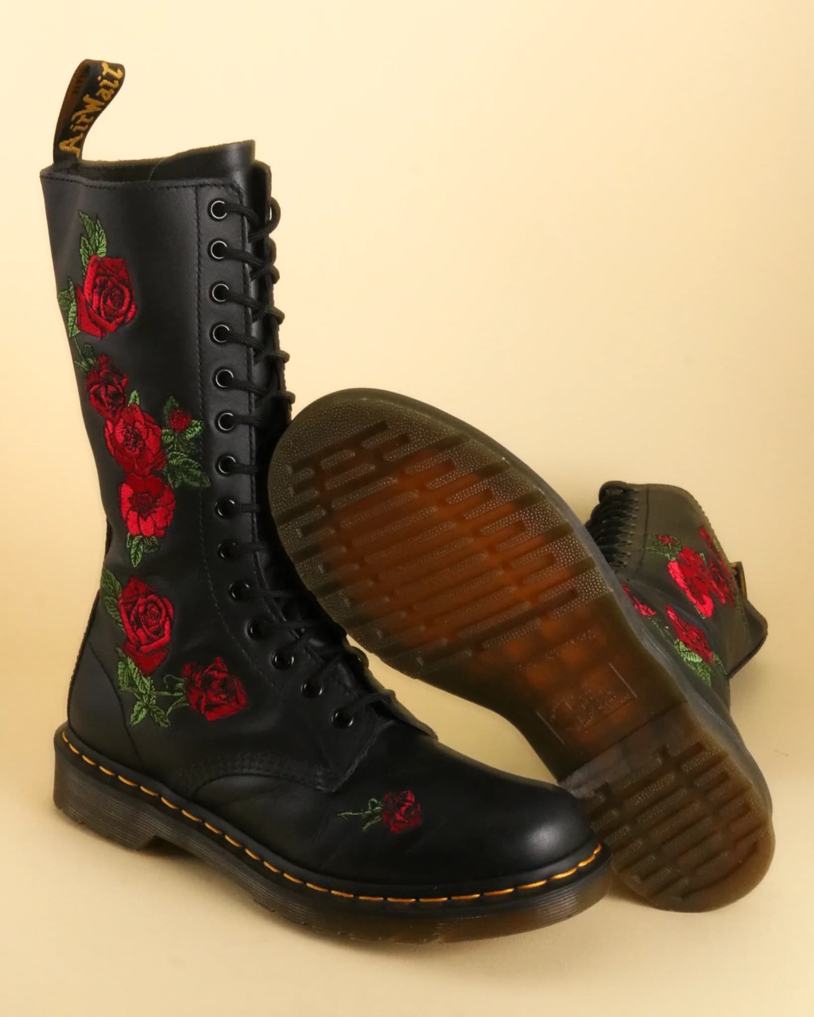 DR. MARTENS 1914 VONDA FLORAL ROSE UK 6.5 - Pre-Loved