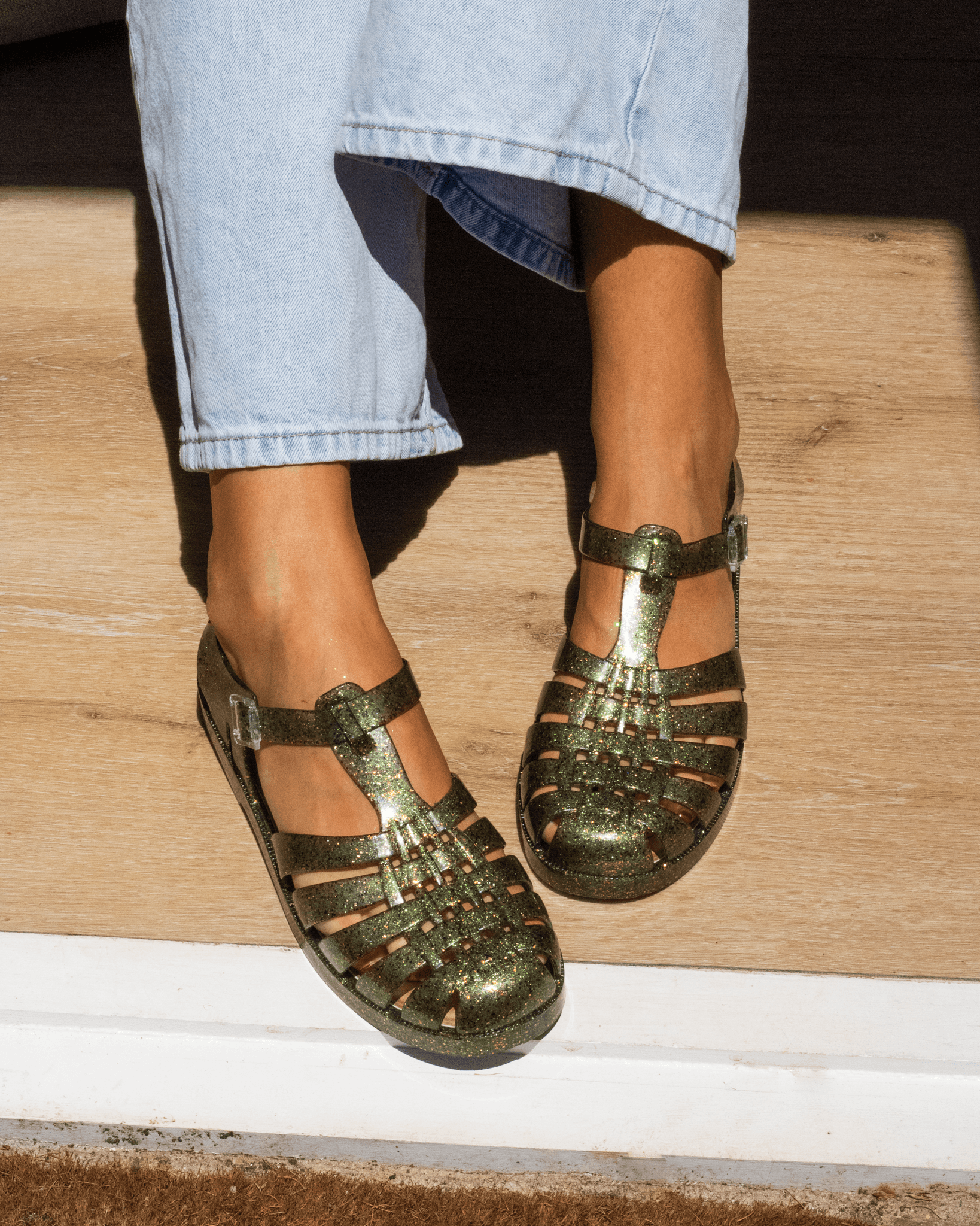 POSSESSION GREEN GOLD GLITTER