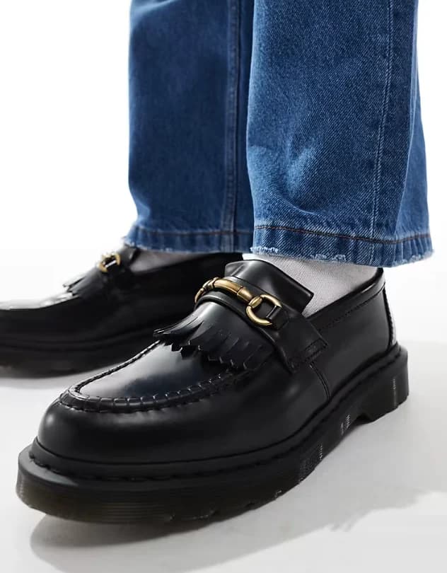 DR. MARTENS ADRIAN SNAFFLE BLACK SMOOTH