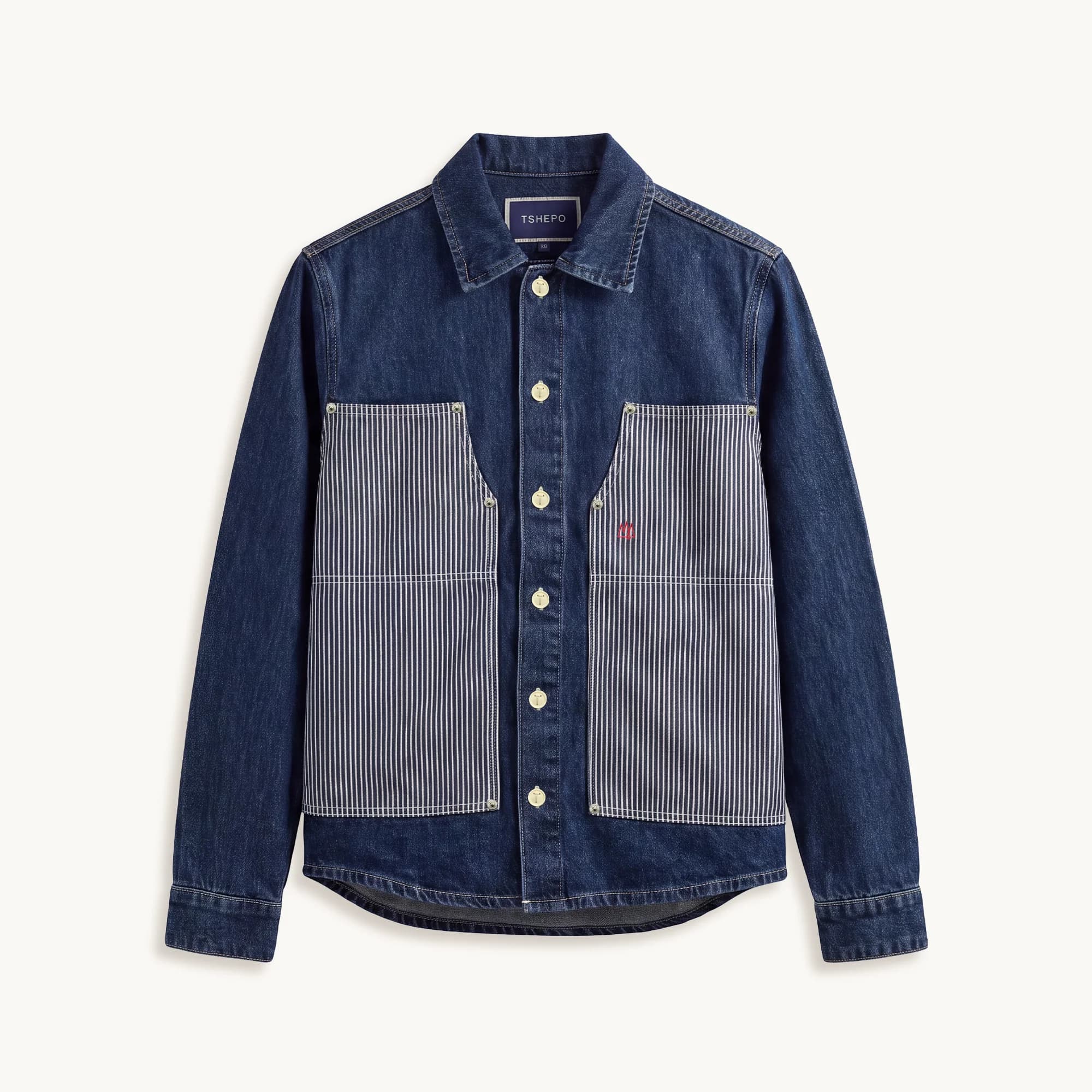 HICKORY PATCH RINSE DENIM SHIRT