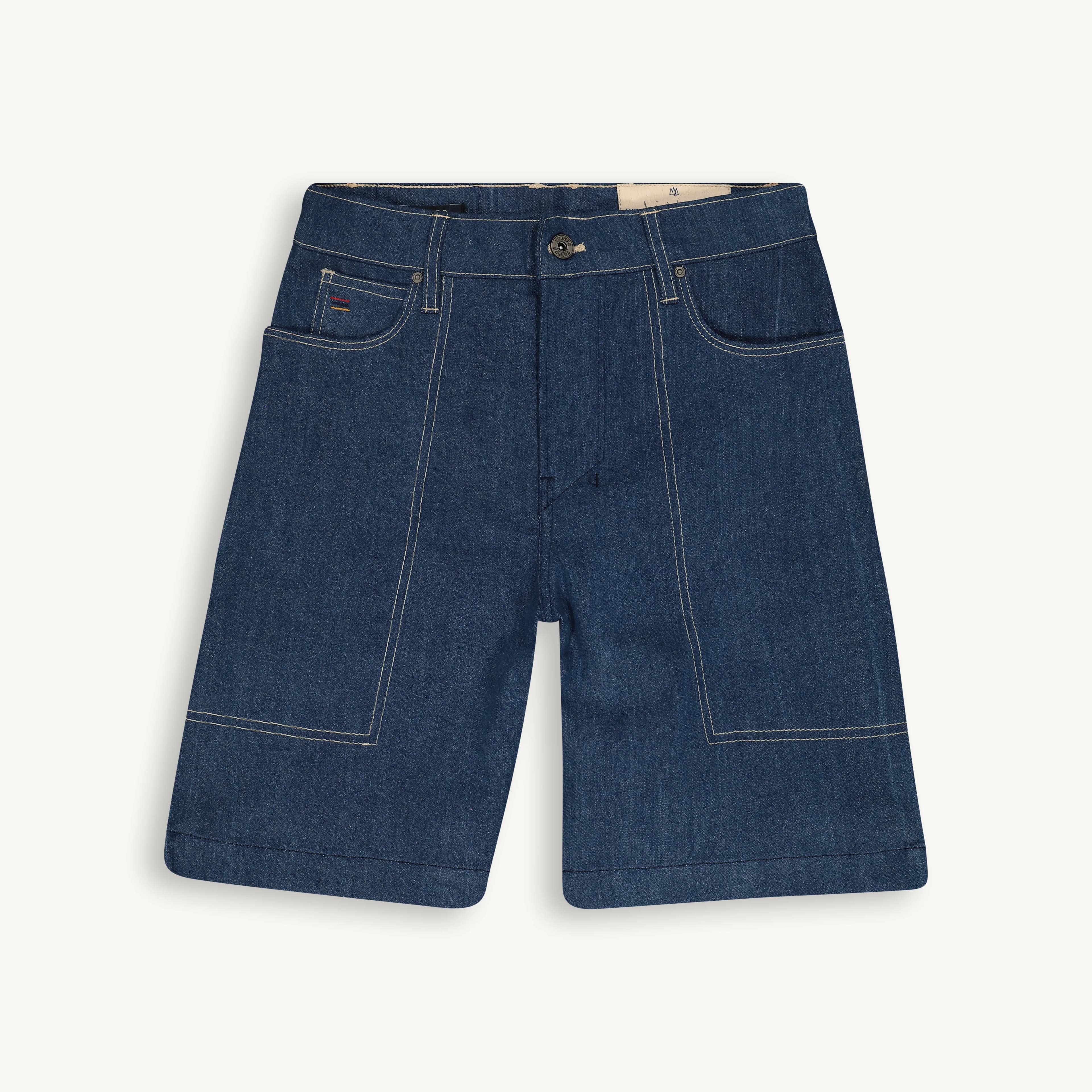 LIGHT WASH JORTS