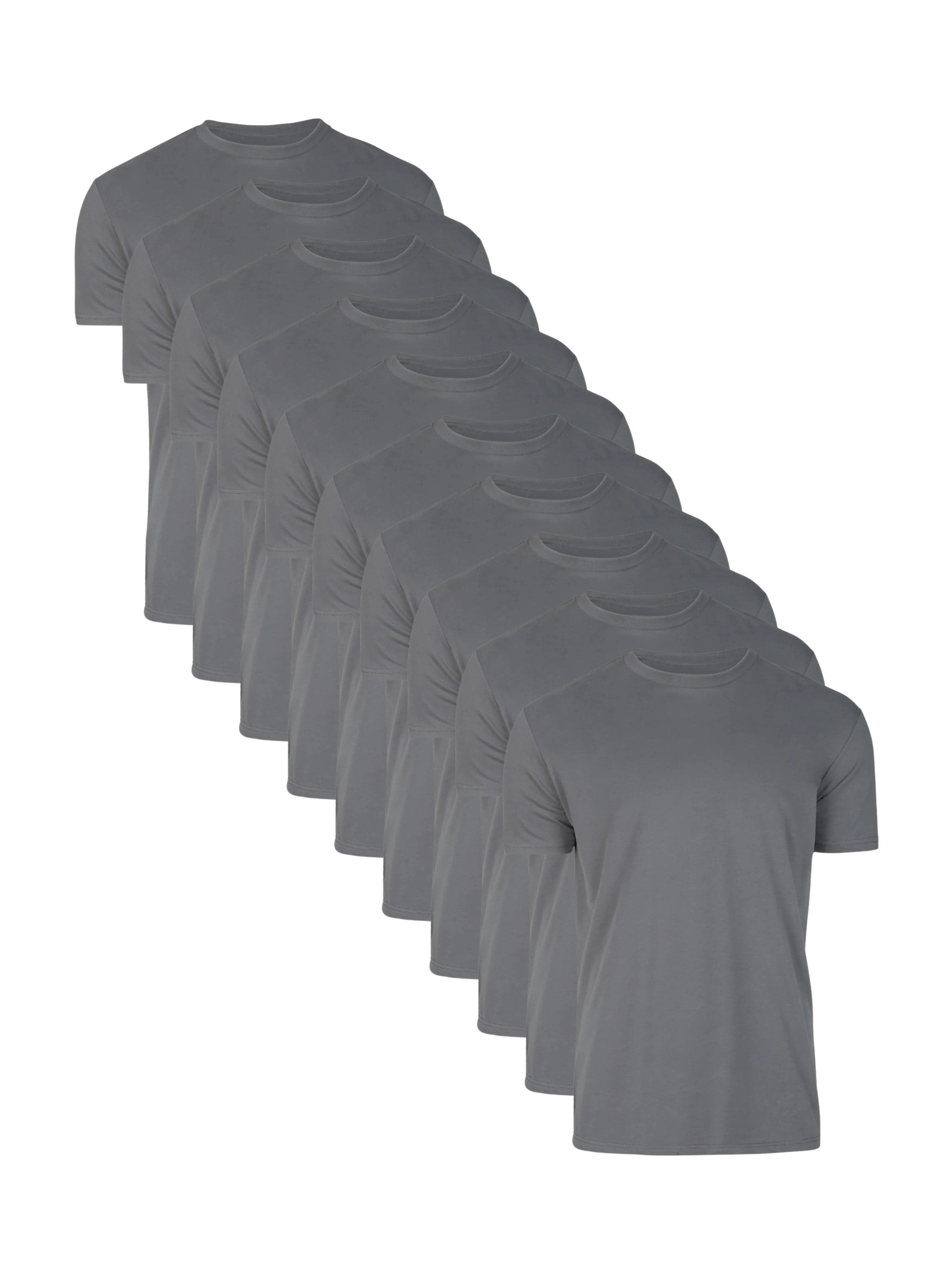 Crew Tees | 10-Pack Charcoal