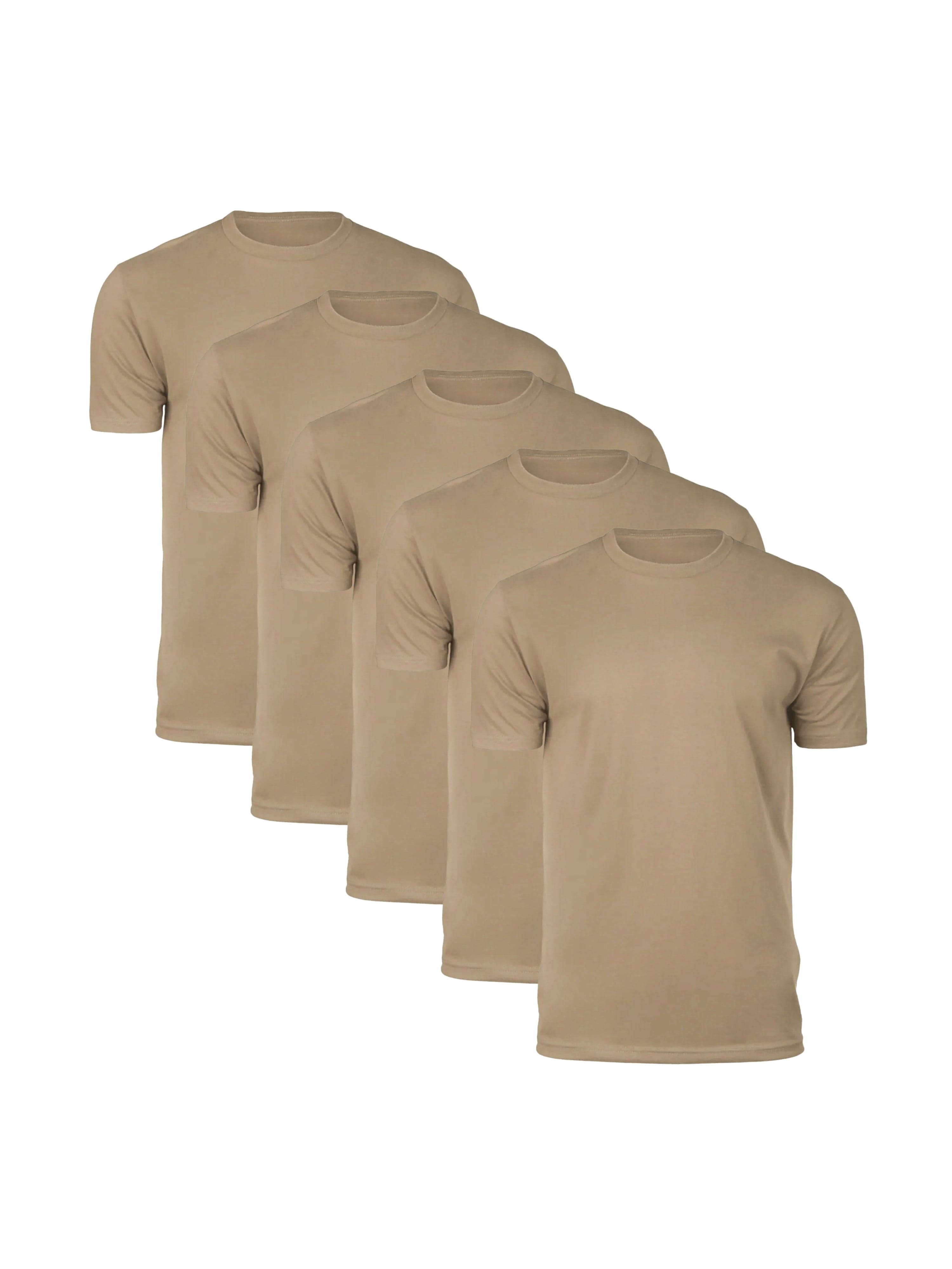 Crew Tees | 5-Pack Khaki