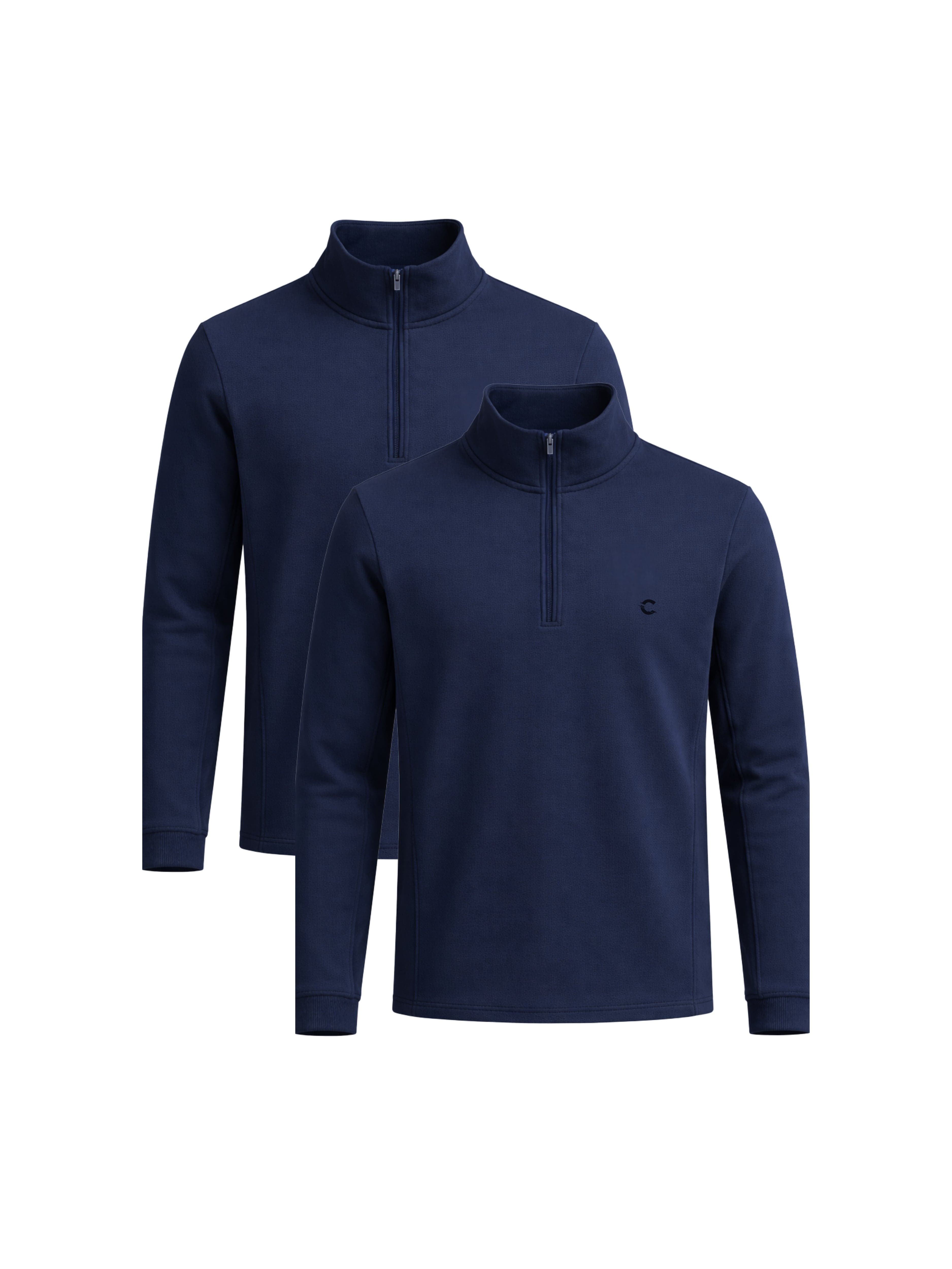 Quarter Zips | 2-Pack | Navy