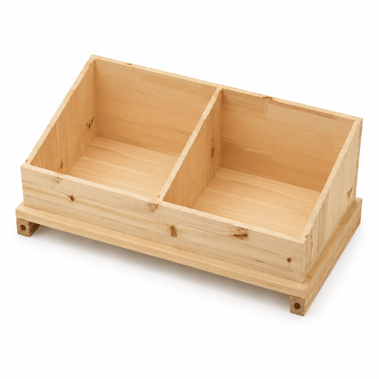 🪵📦 Shelf Space Solid Pine Angled Box Drawer Shelf | 900mm W × 300–400mm D × 250mm H 🇿🇦