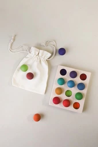 Building Block Set: Wooden Ball Set