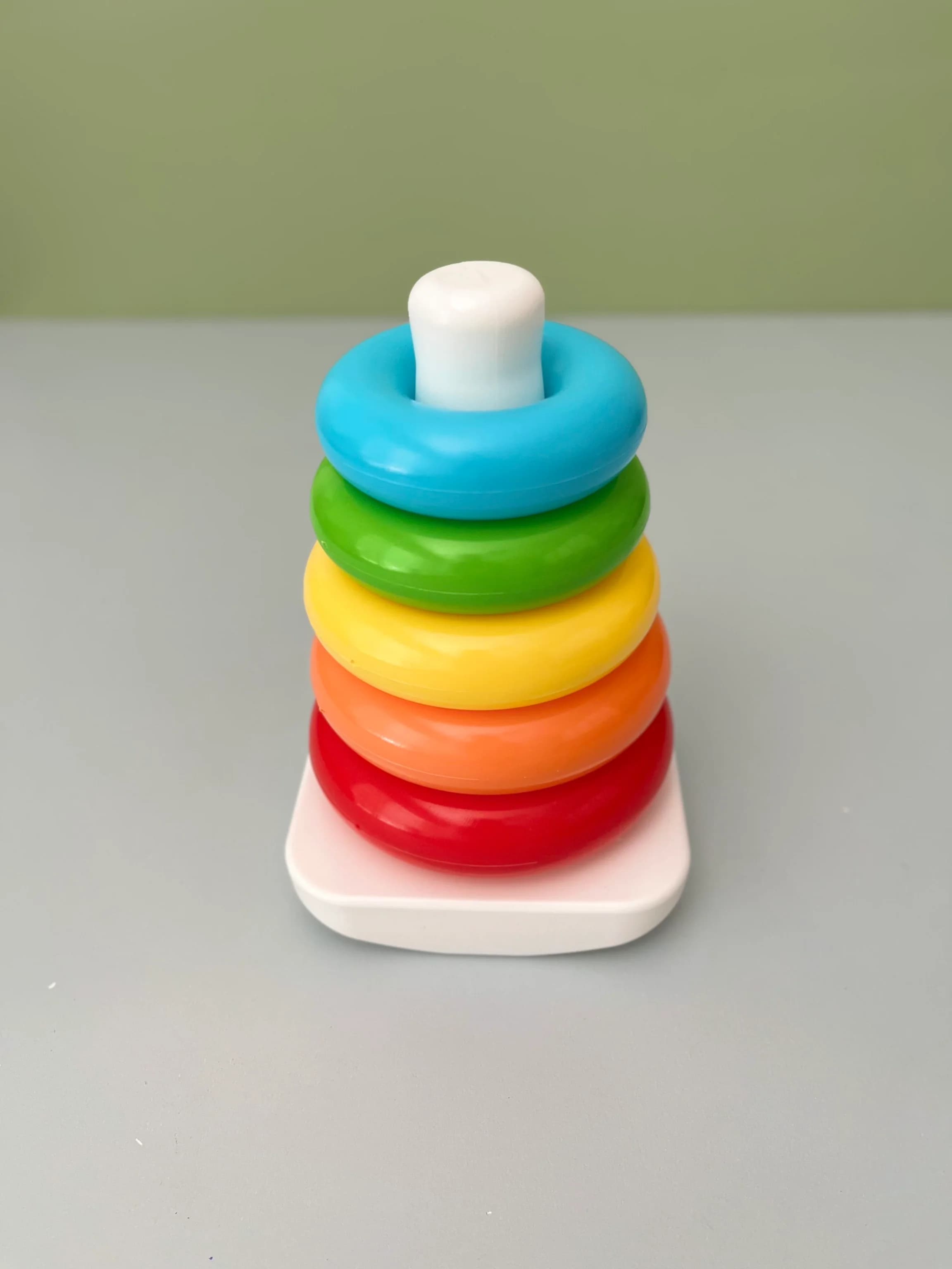 Rainbow Stacking Rings
