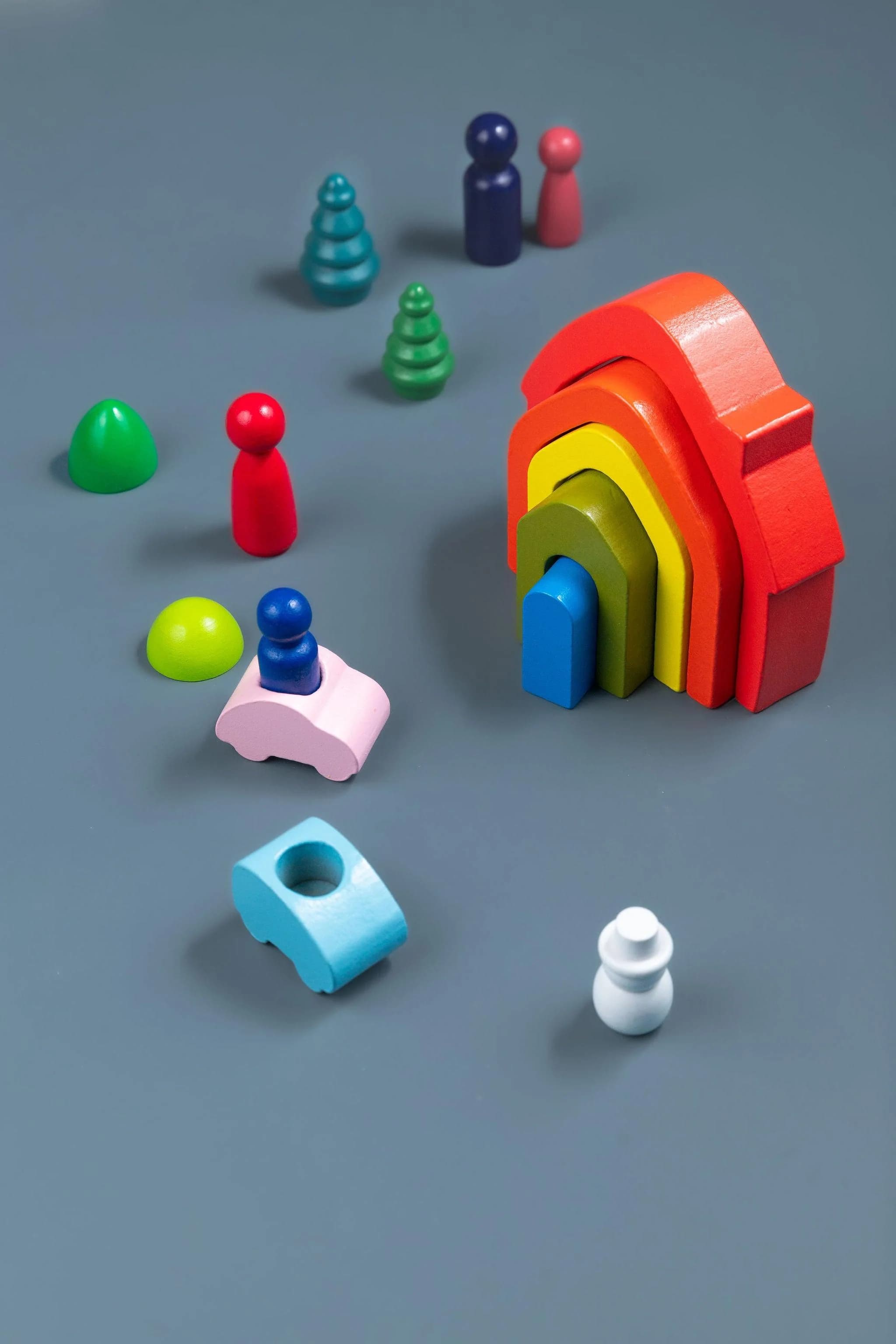Wooden Rainbow Set