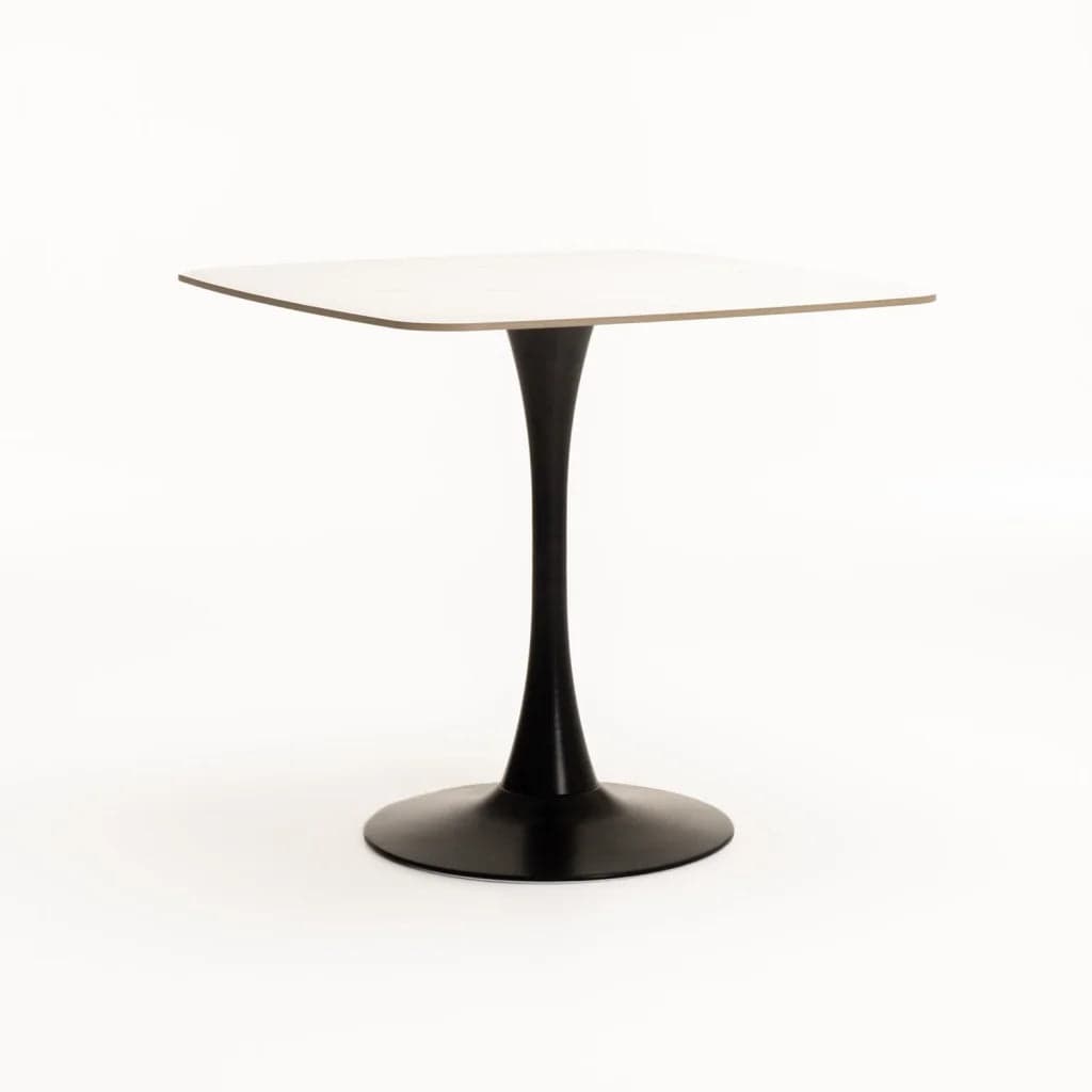 ELIO 80x80cm STONE TOP DINING TABLE