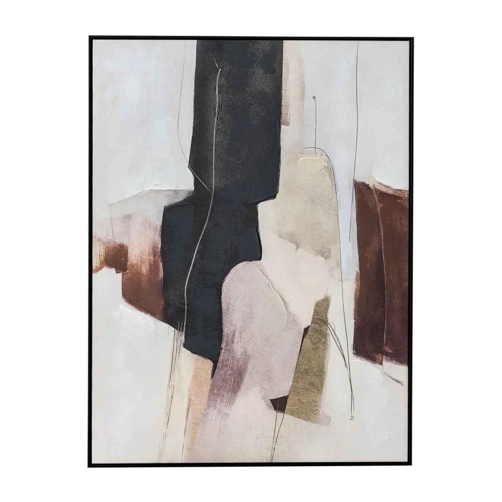FRAMED ART 23 - TERRAIN 90x120cm BLACK FRAME