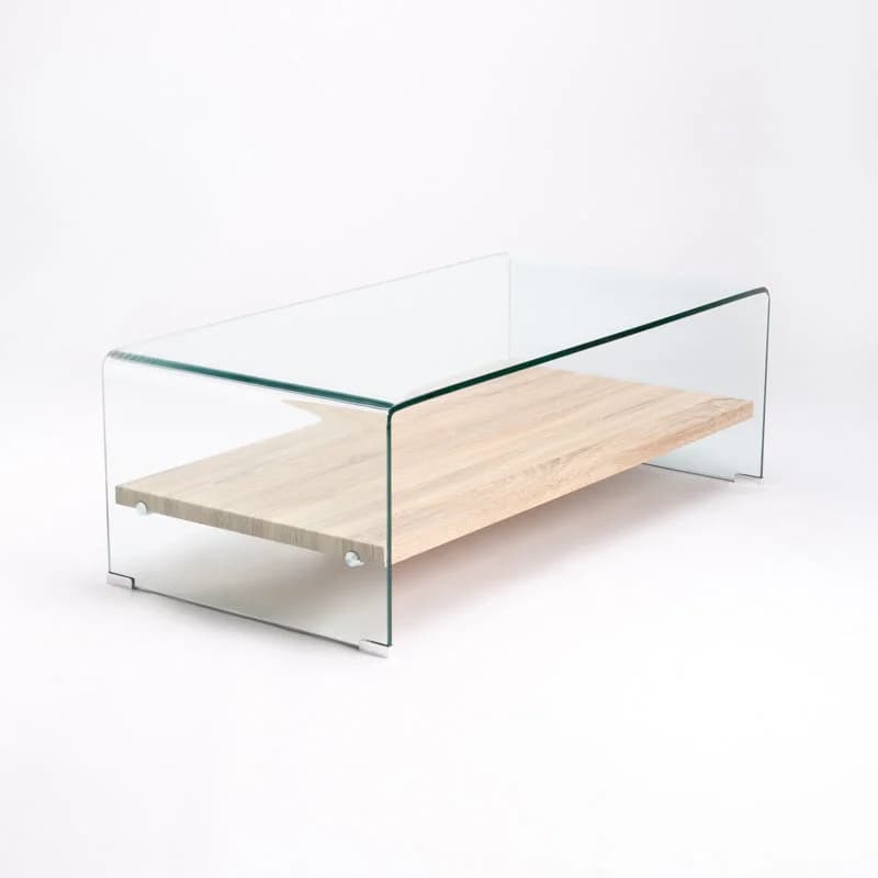 IVY 120x60cm 12MM TEMPERED GLASS COFFEE TABLE