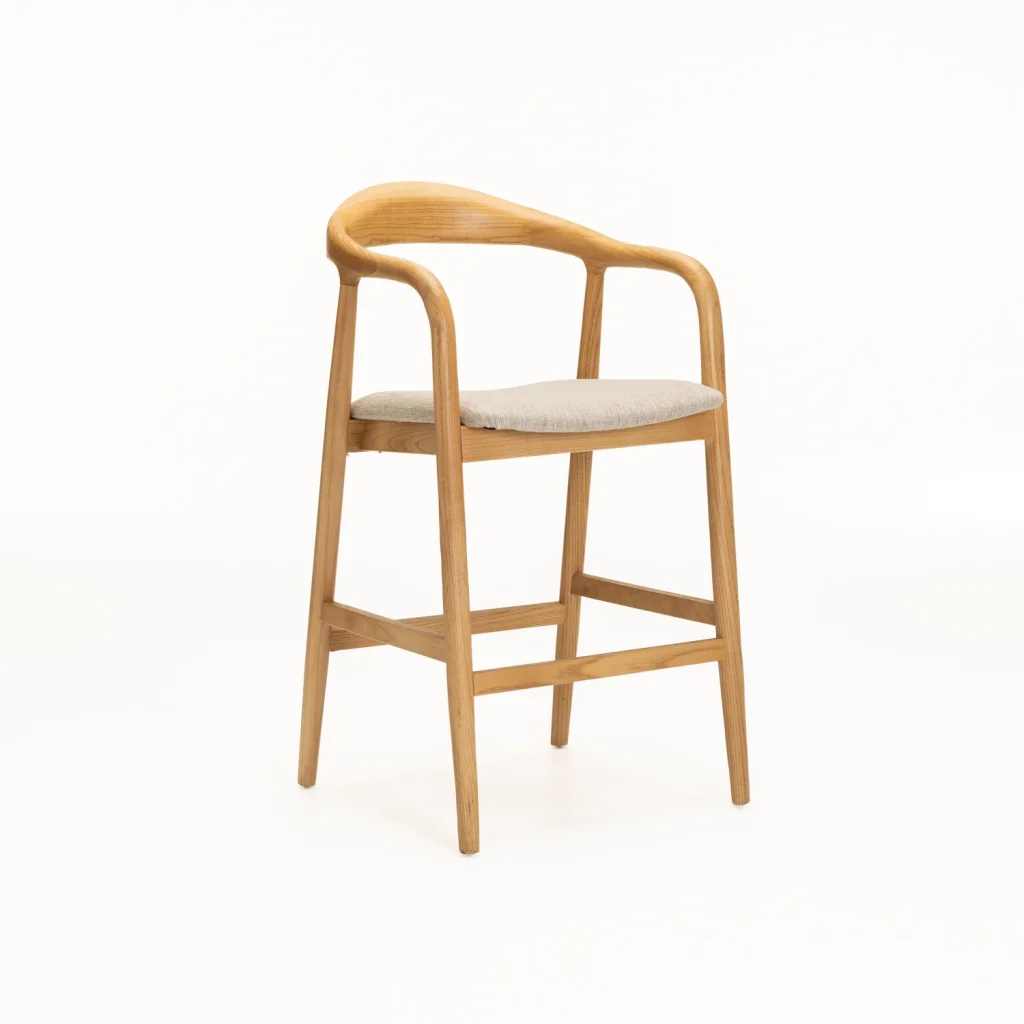 ROMEO WOODEN KITCHEN STOOL