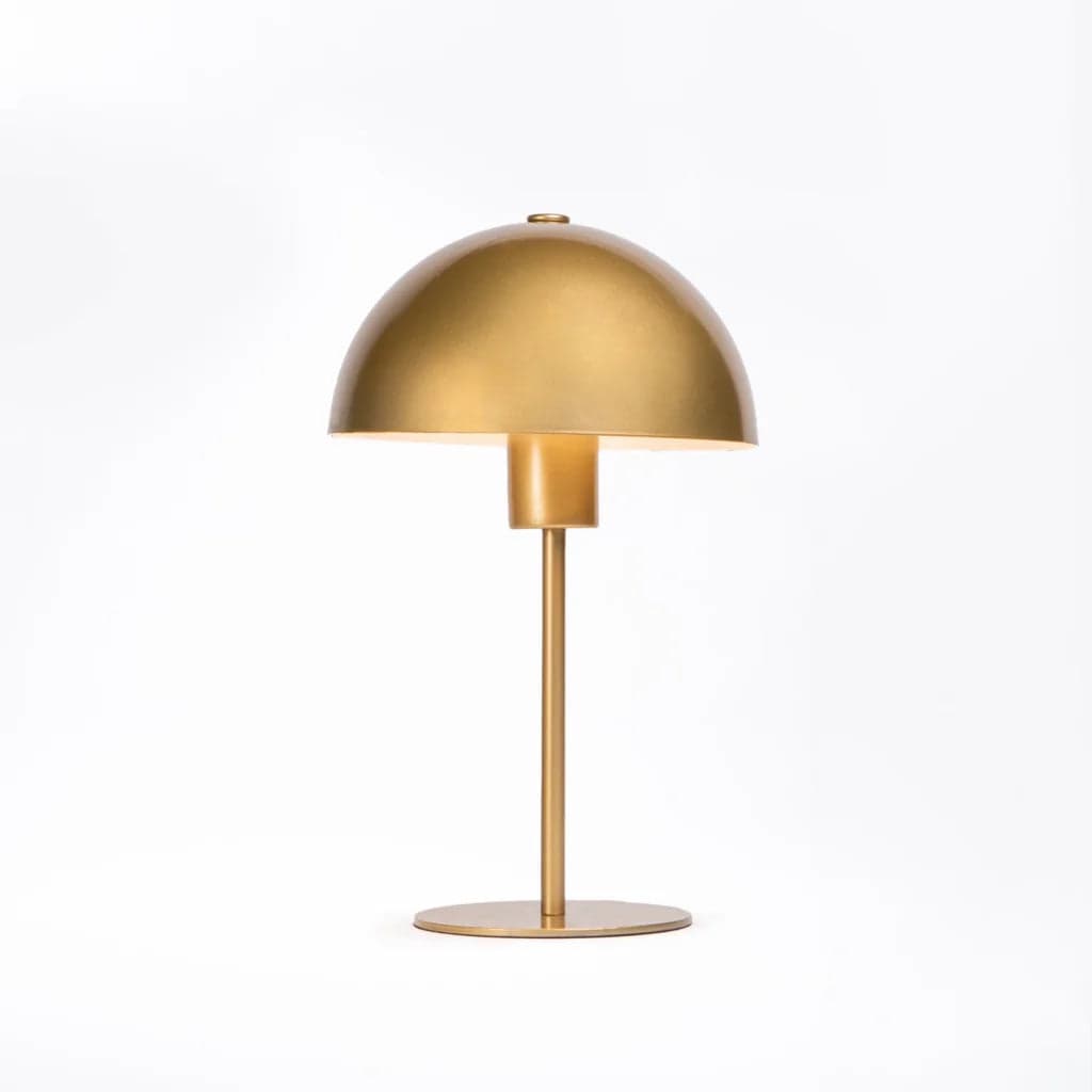TABLE LAMP GOLD METAL DOME