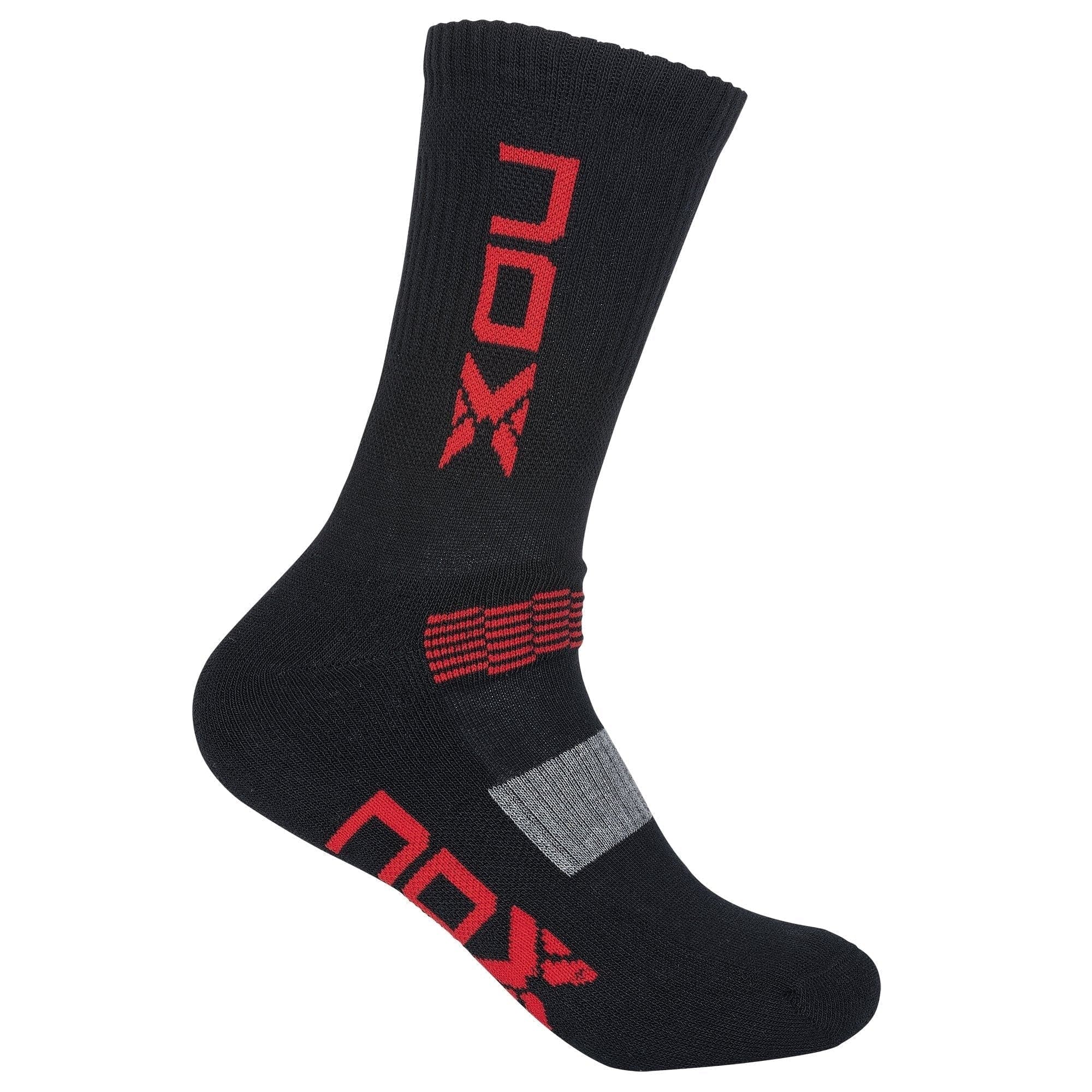 NOX Padel Socks - Black/Red