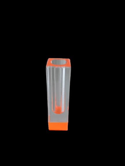 Laser Edge Vase Le Flour Bevelled (Orange)(Large)
