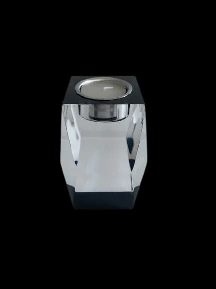 Laser Edge Votive Tall (Black)(80mm x 80mm x 120mm)