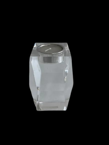 Laser Edge Votive Tall (Clear)(80mm x 80mm x 120mm)