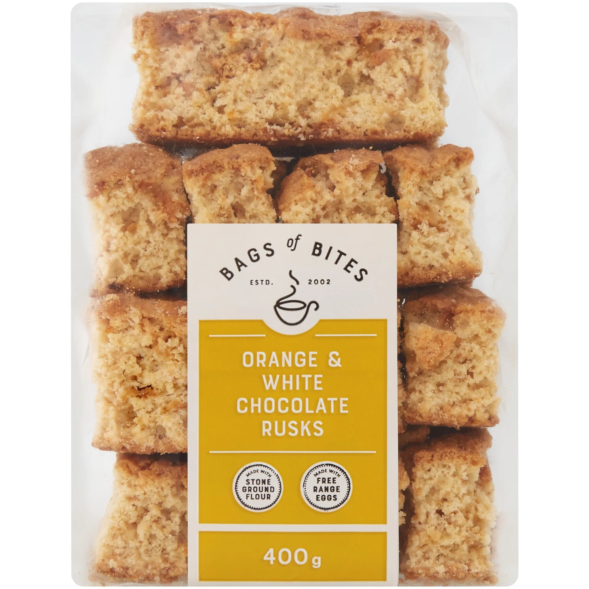 Orange & White Chocolate Rusks