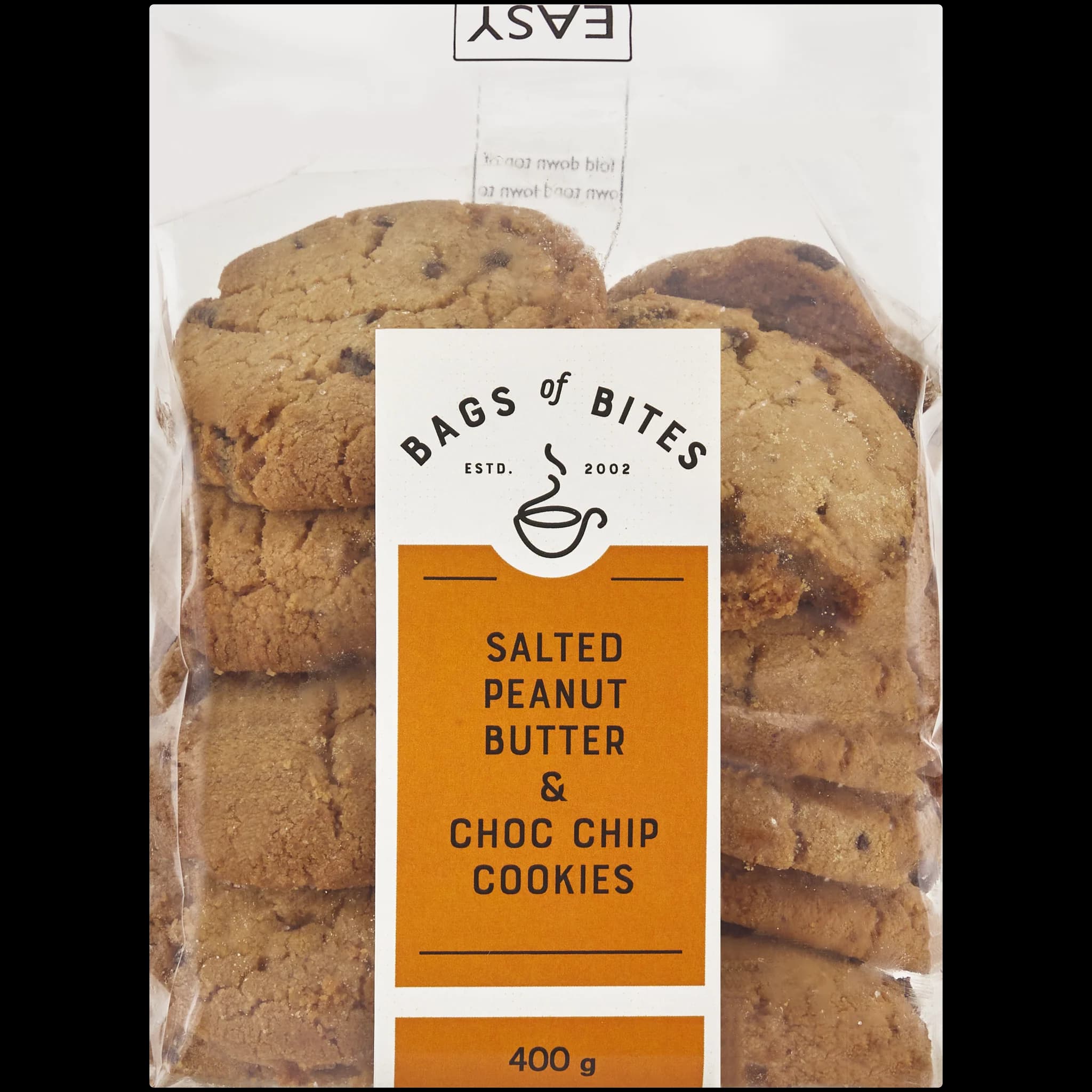 Salted Peanut Butter & Choc Chip Cookies
