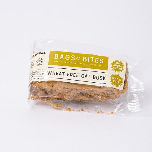 Oat & Buckwheat Rusks Individually Wrapped - No Added Sugar / Wheat Free
