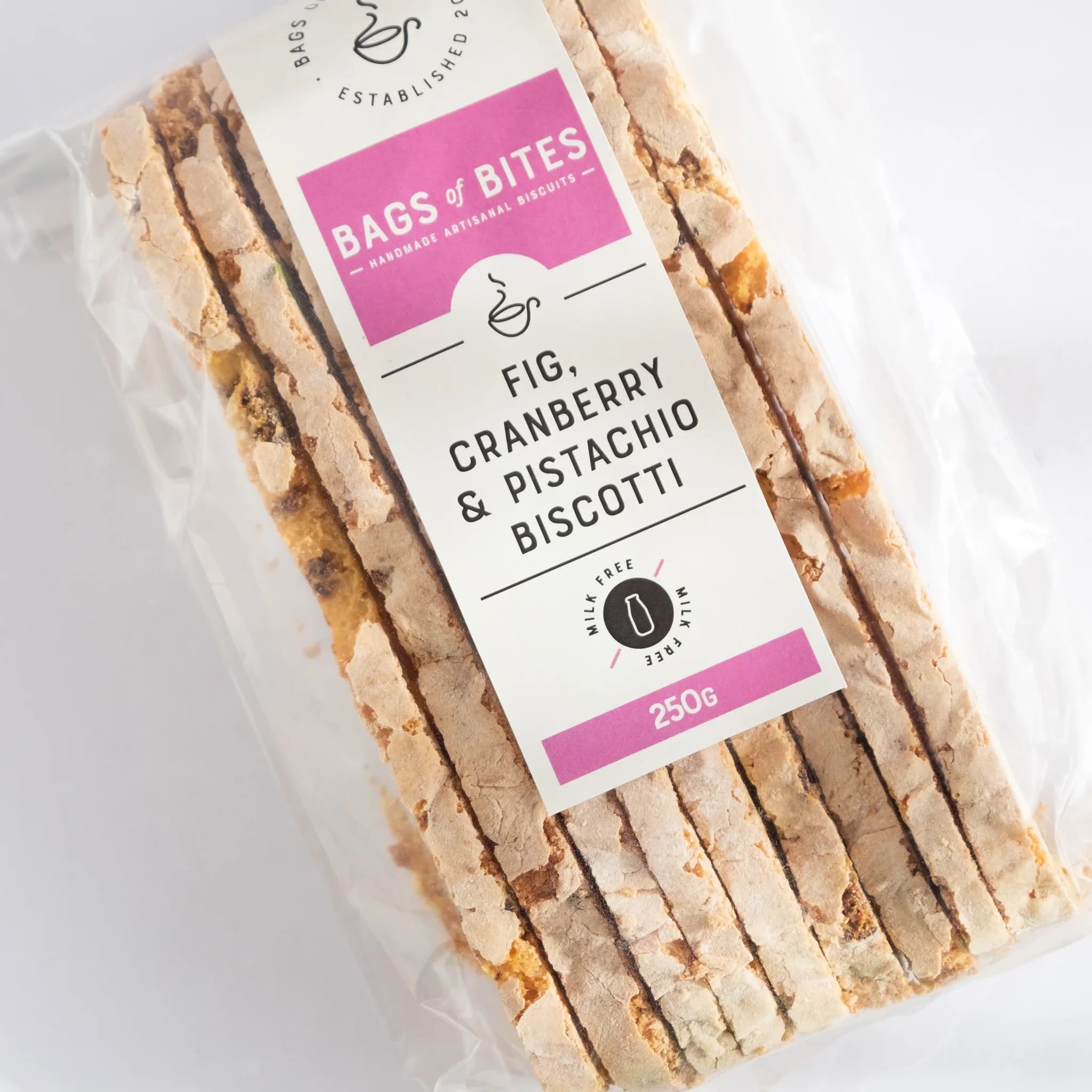 Fig, Cranberry & Pistachio Biscotti - Large