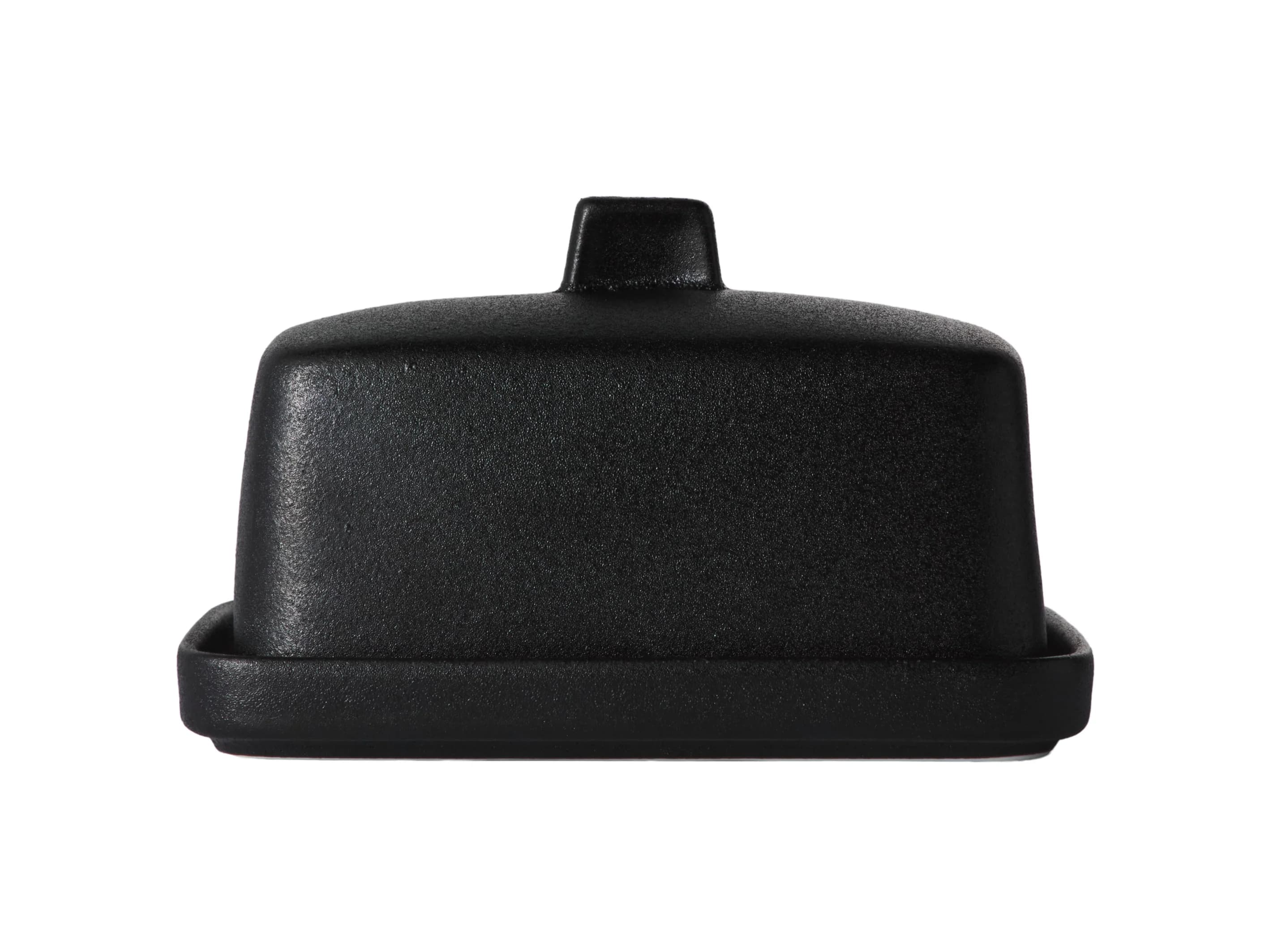 MW Caviar Butter Dish Black Gift Boxed