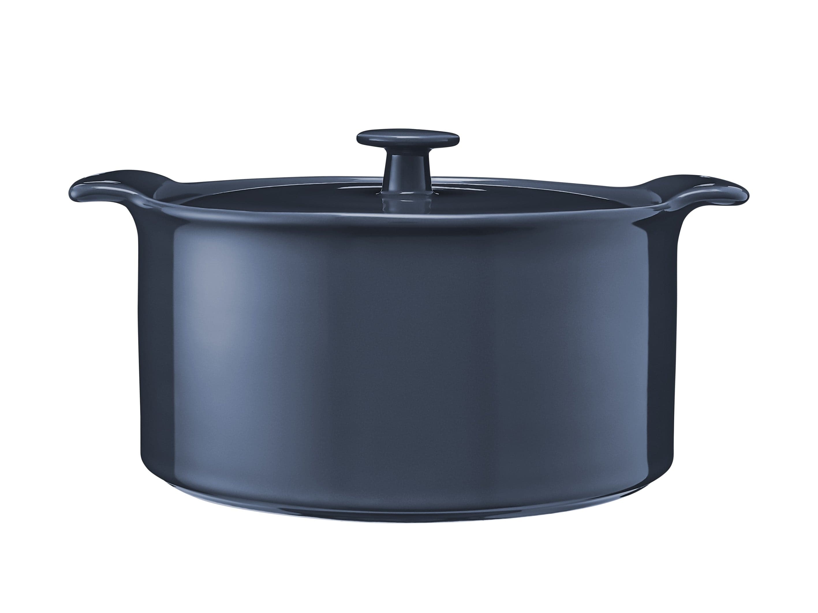 Maxwell & Williams Indulgence Round Casserole 3L Slate Blue Gift Boxed