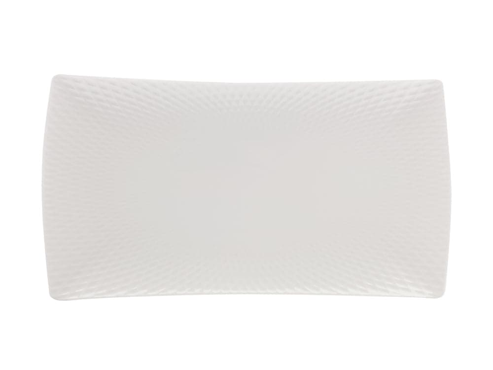 Maxwell & Williams White Basics Diamonds Rectangular Platter 40.5x20cm