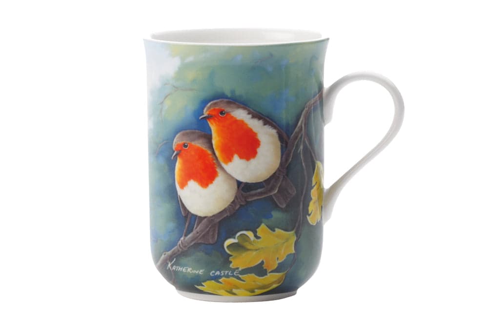 Maxwell & Williams Birds Of The World Mug Robins 300ml