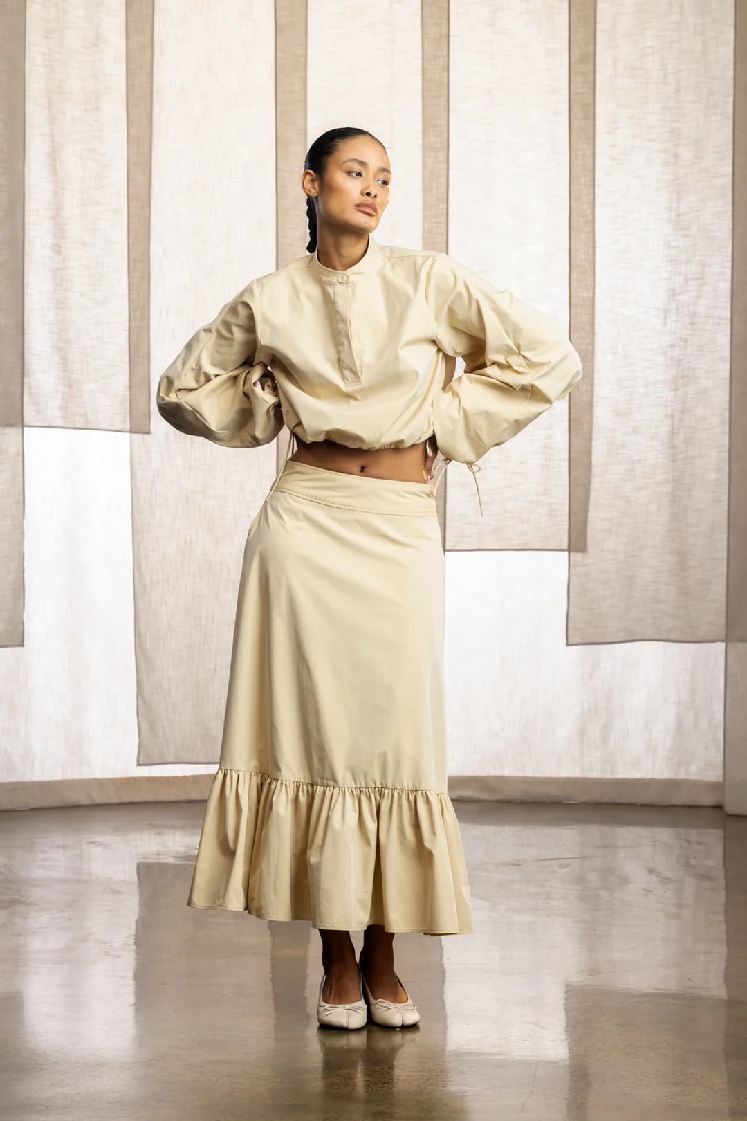 Drew A-Line Maxi Skirt