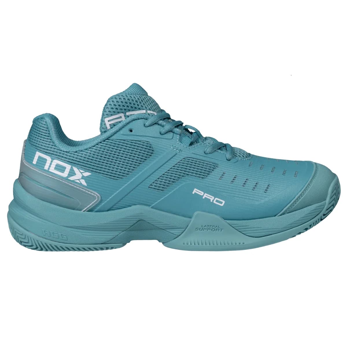 2026 Nox AT10 Pro Padel Shoes (Turquoise/White)
