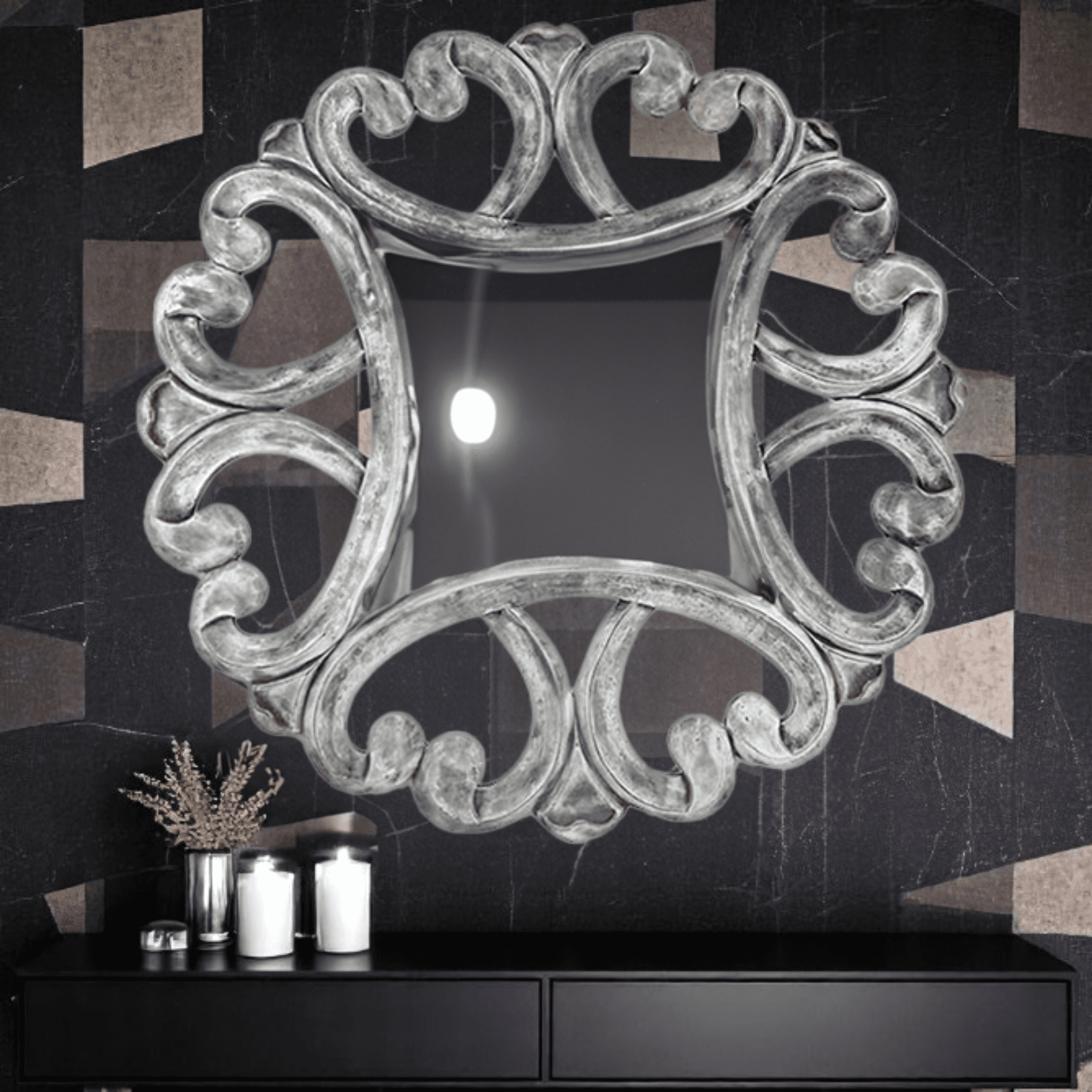 Paloma Round Mirror | Bali Coffee