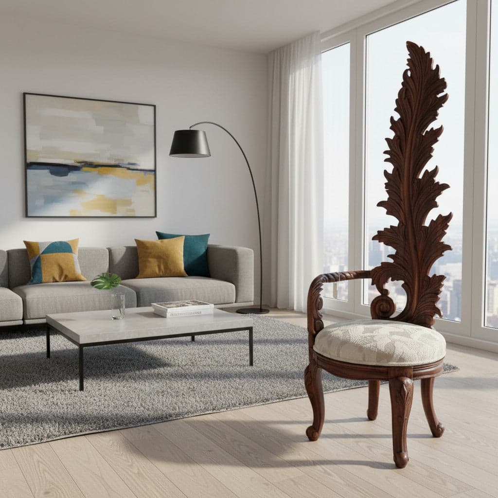 Leaf Chair Arm LH Side | Occasional Chair Upholstered