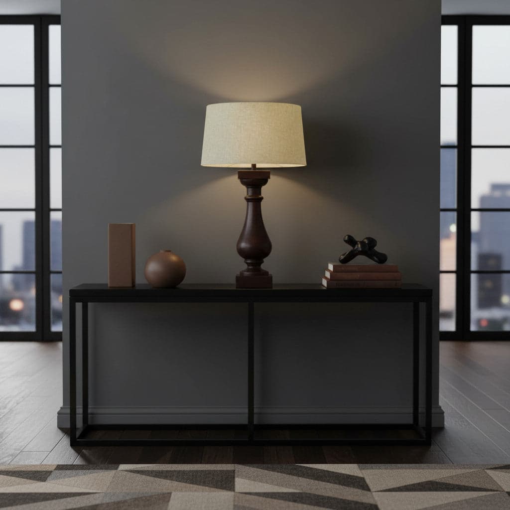 Lounge Lamp Aqua | Stone 73cm Excl Shade